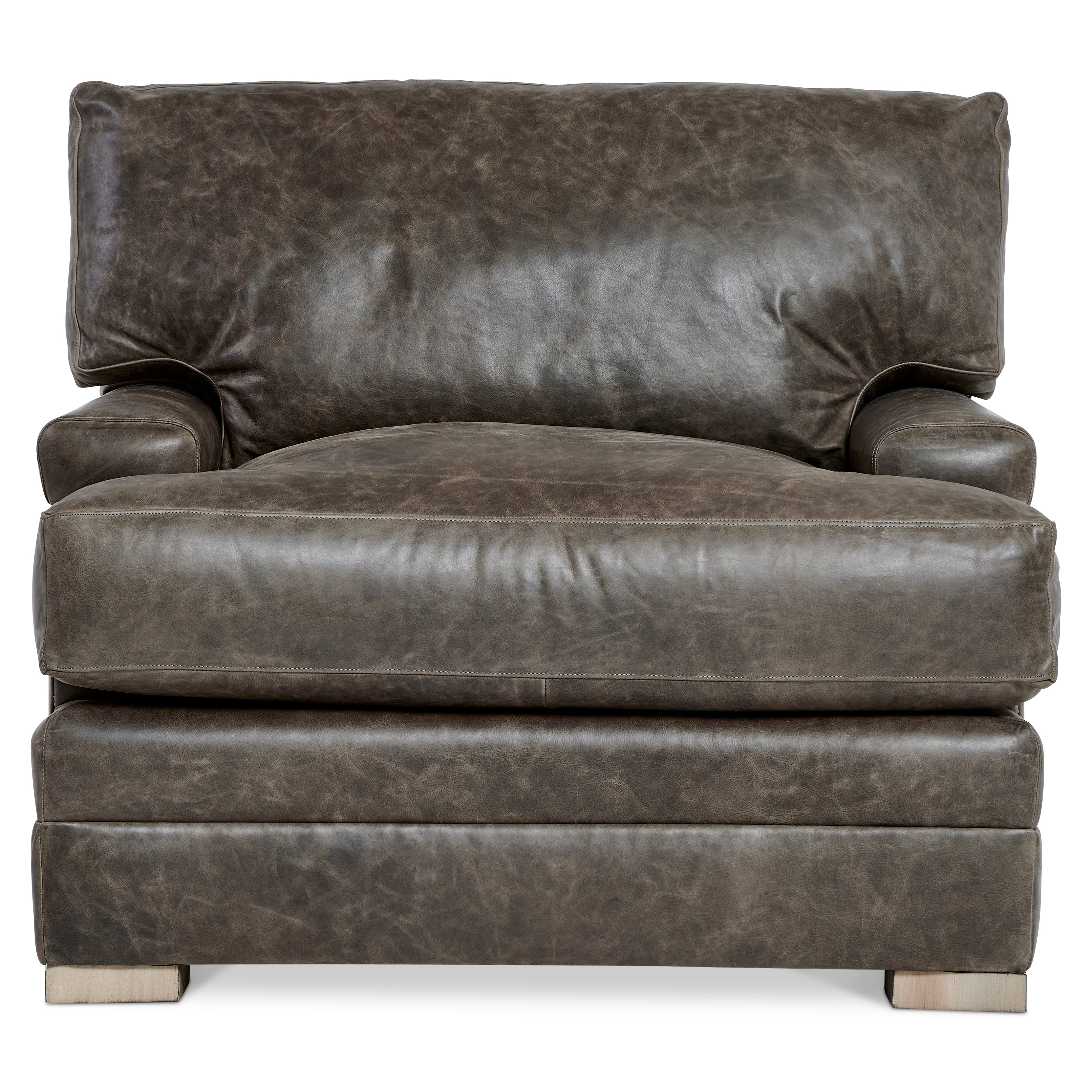 Bernhardt Living | Bernhardt Burnham Leather Chair - Brown | 7202LO