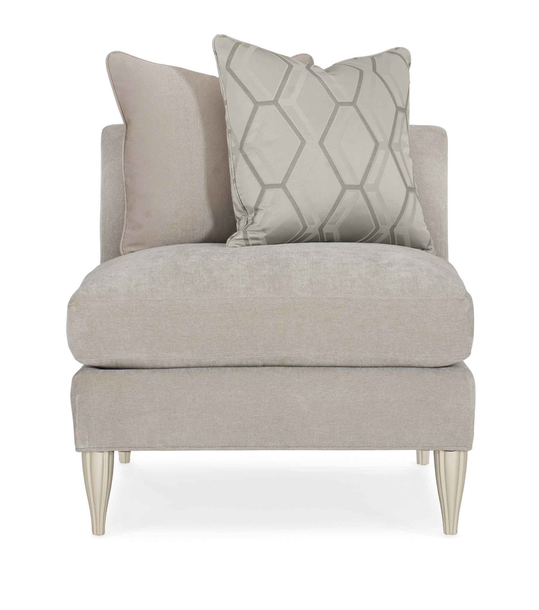Caracole Fret Knot Armless Chair