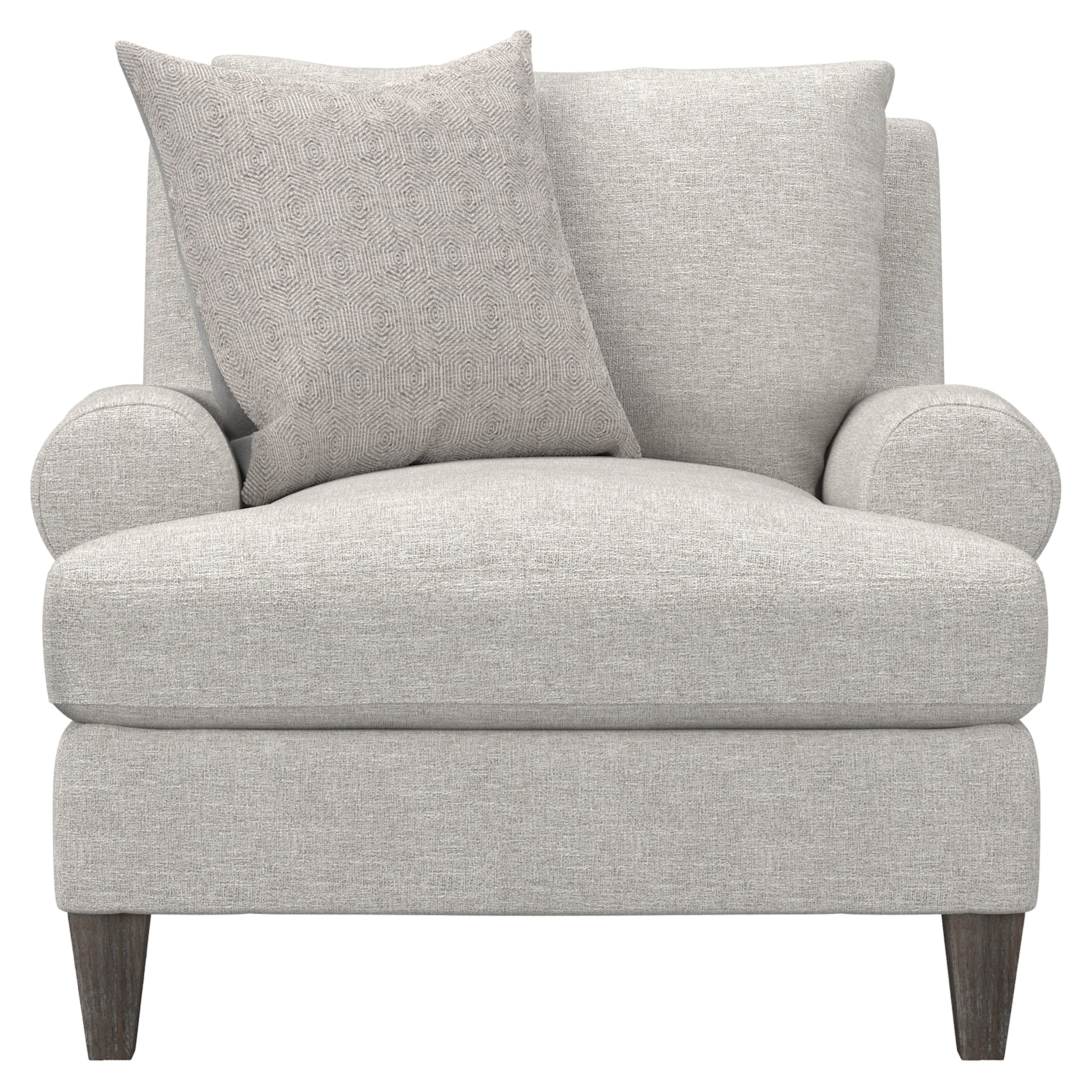 Bernhardt Living | Bernhardt Gray Isabella Chair - Portobello | P4612B