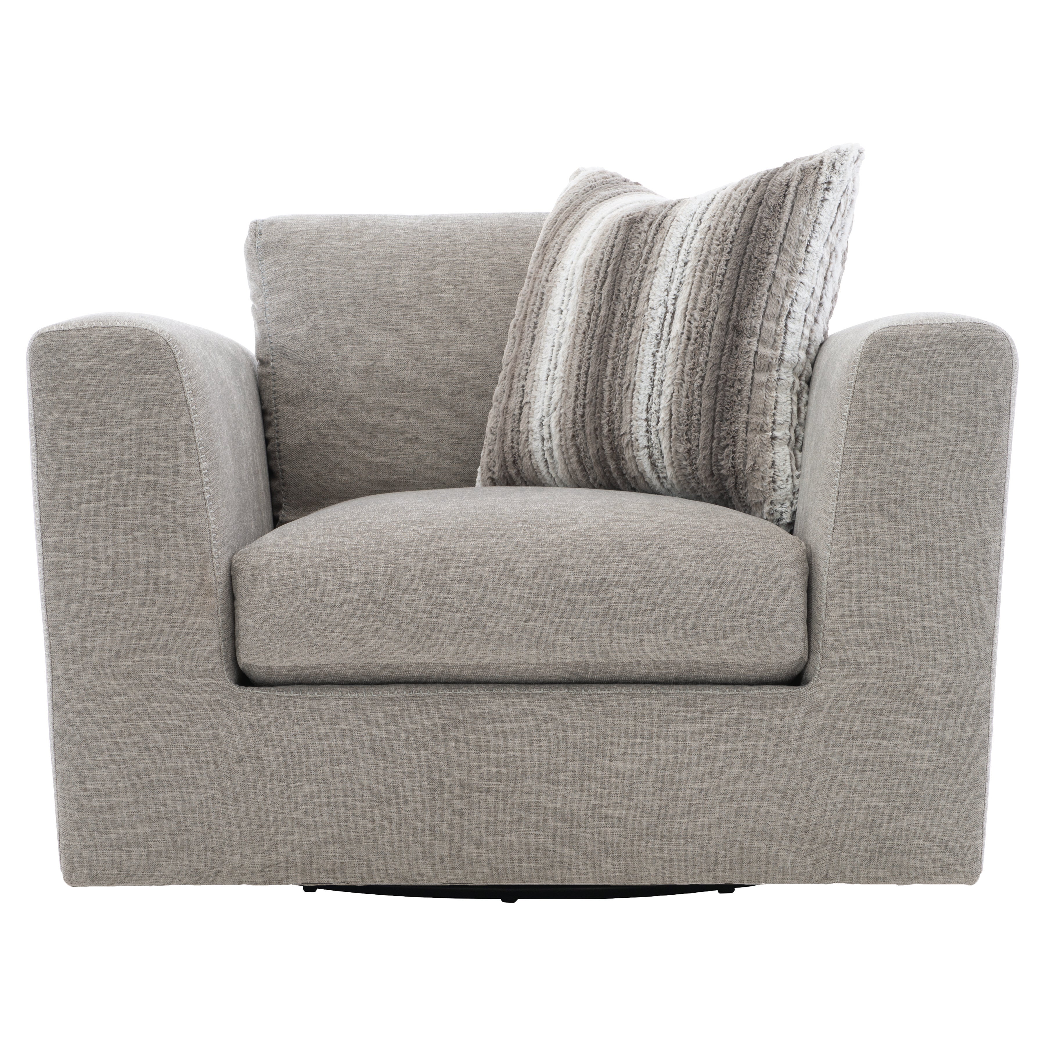 Bernhardt Living | Bernhardt Remi Swivel Chair - Gray | P7122SA