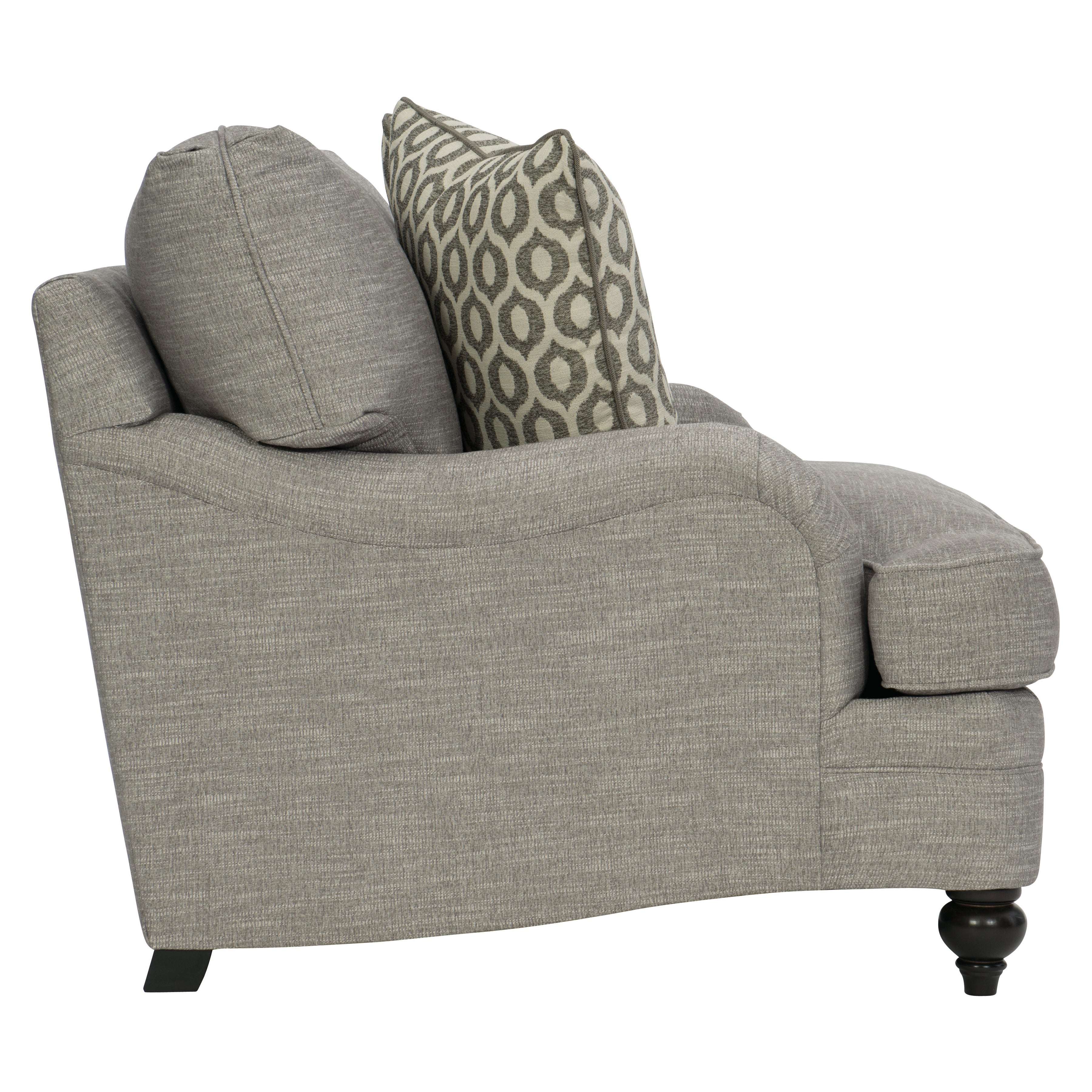 Bernhardt Living | Bernhardt Tarleton Chair 1/2 - Mocha | B4263G