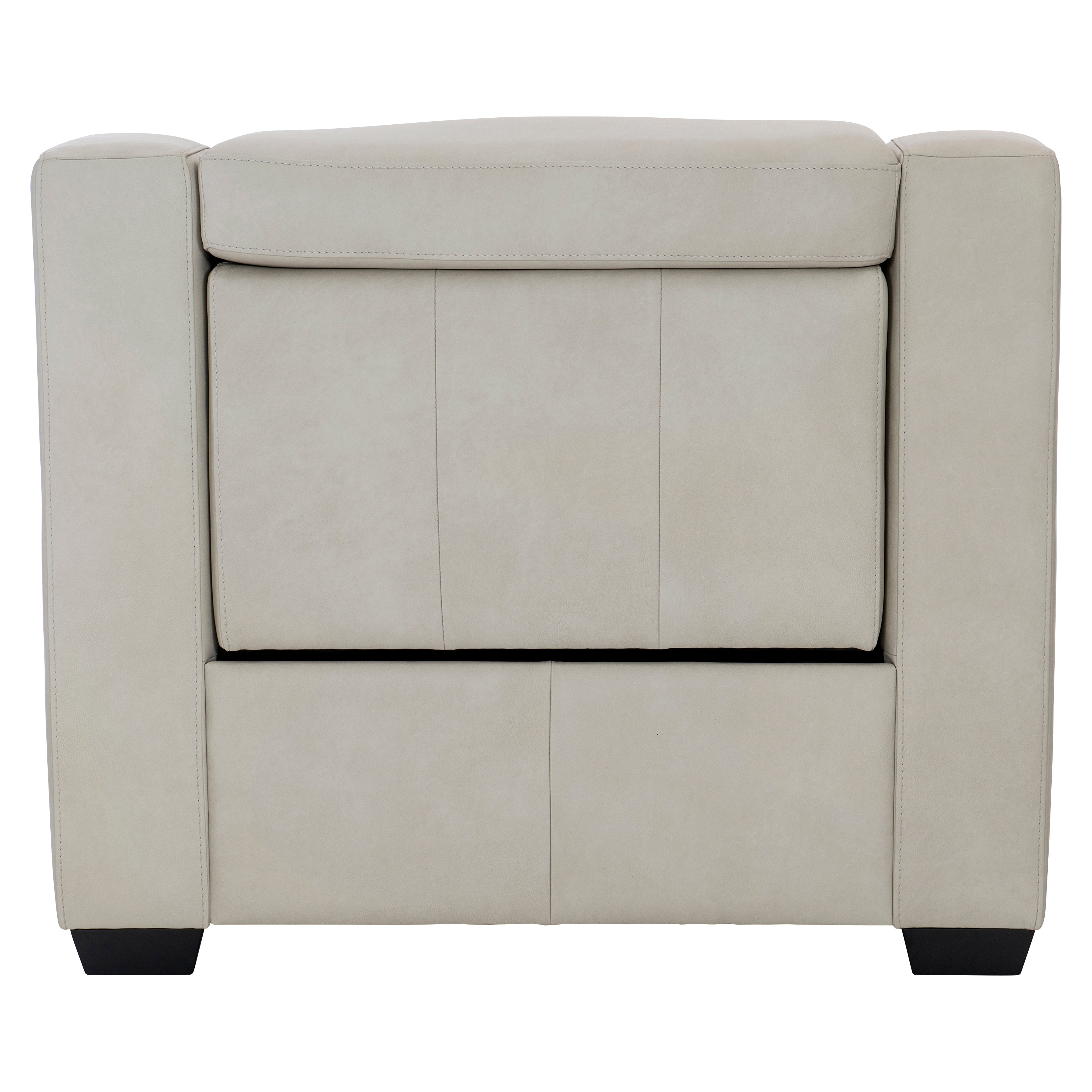 Bernhardt Living,Bernhardt Motion | Bernhardt Everette Leather Power Motion Chair - Grey | 2762RO