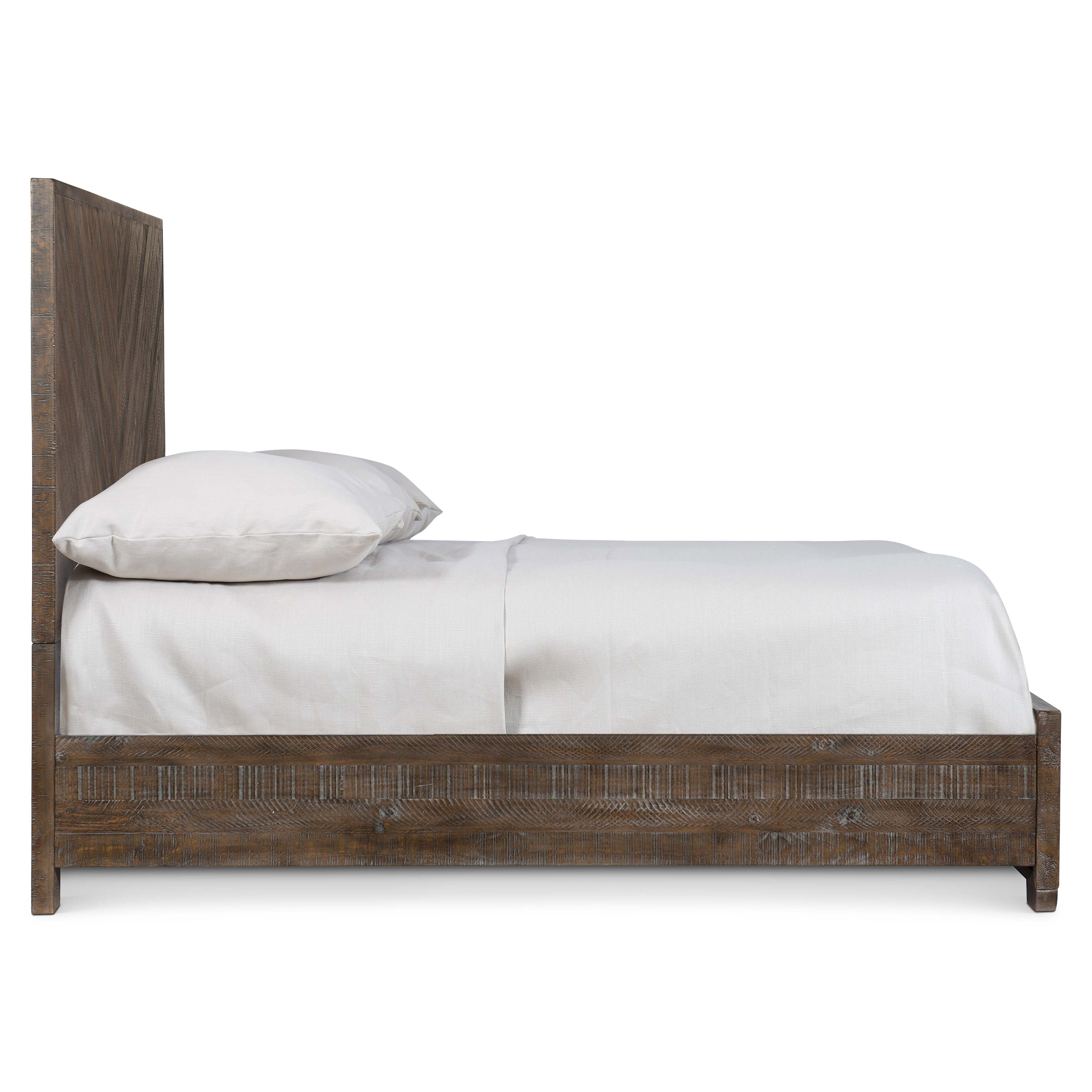 Bernhardt Loft | Bernhardt Fuller Wooden King Panel Bed - Sable Brown | K1393