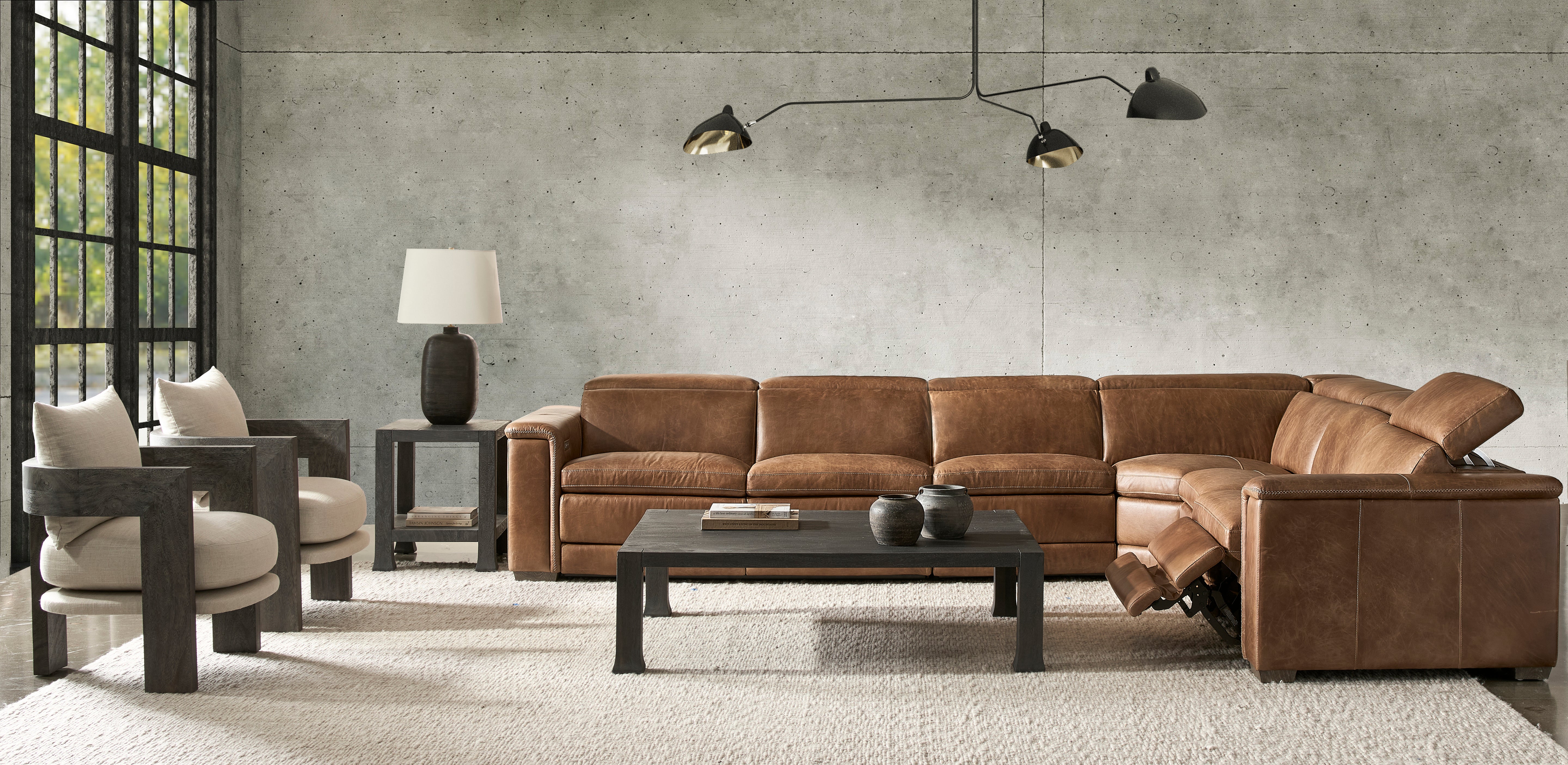 Bernhardt Living | Bernhardt Berkely Side Table - Carbonized | 417121