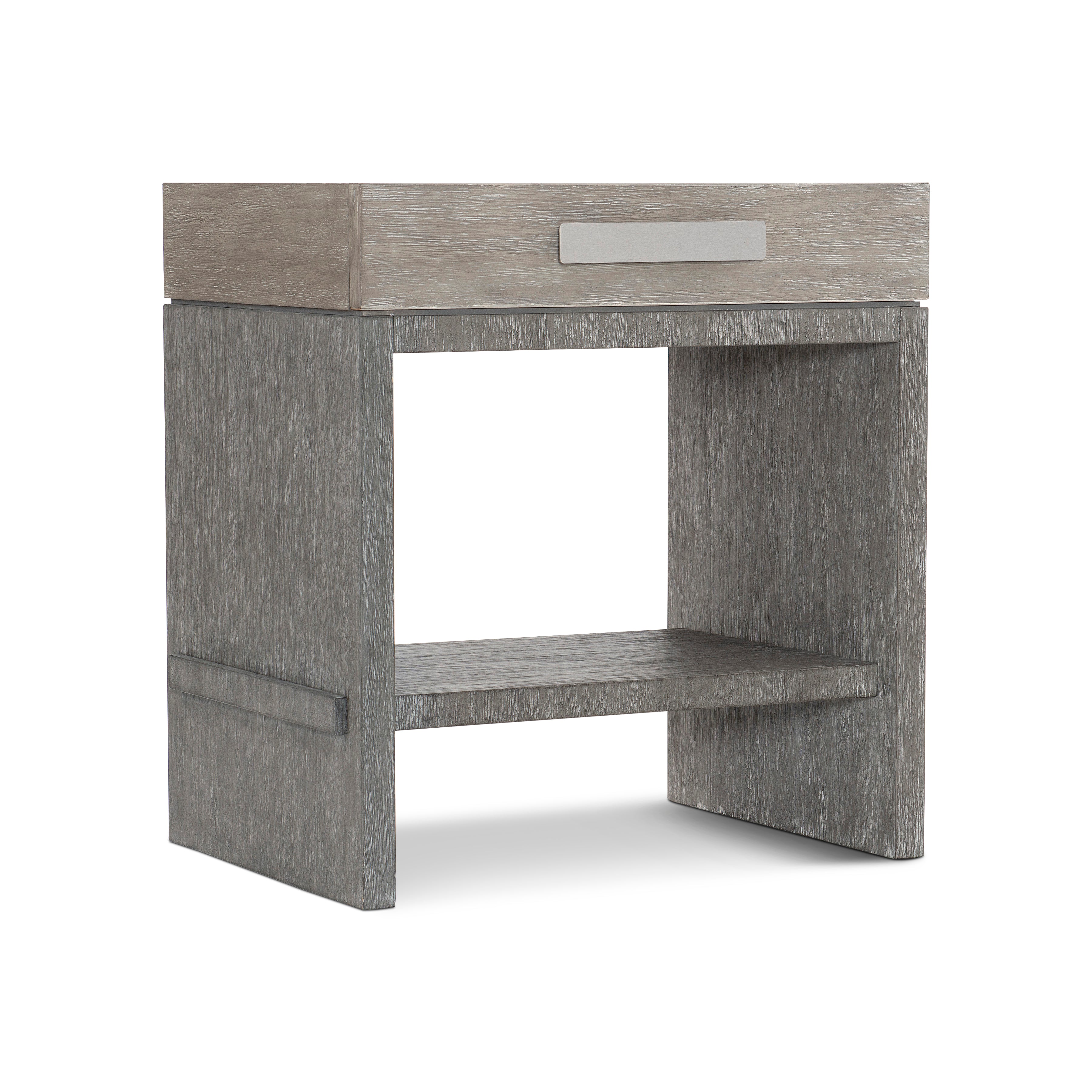 Bernhardt | Bernhardt Foundations Nightstand in Dark Shale Finish - Dark Shale; Light Shale | 306216