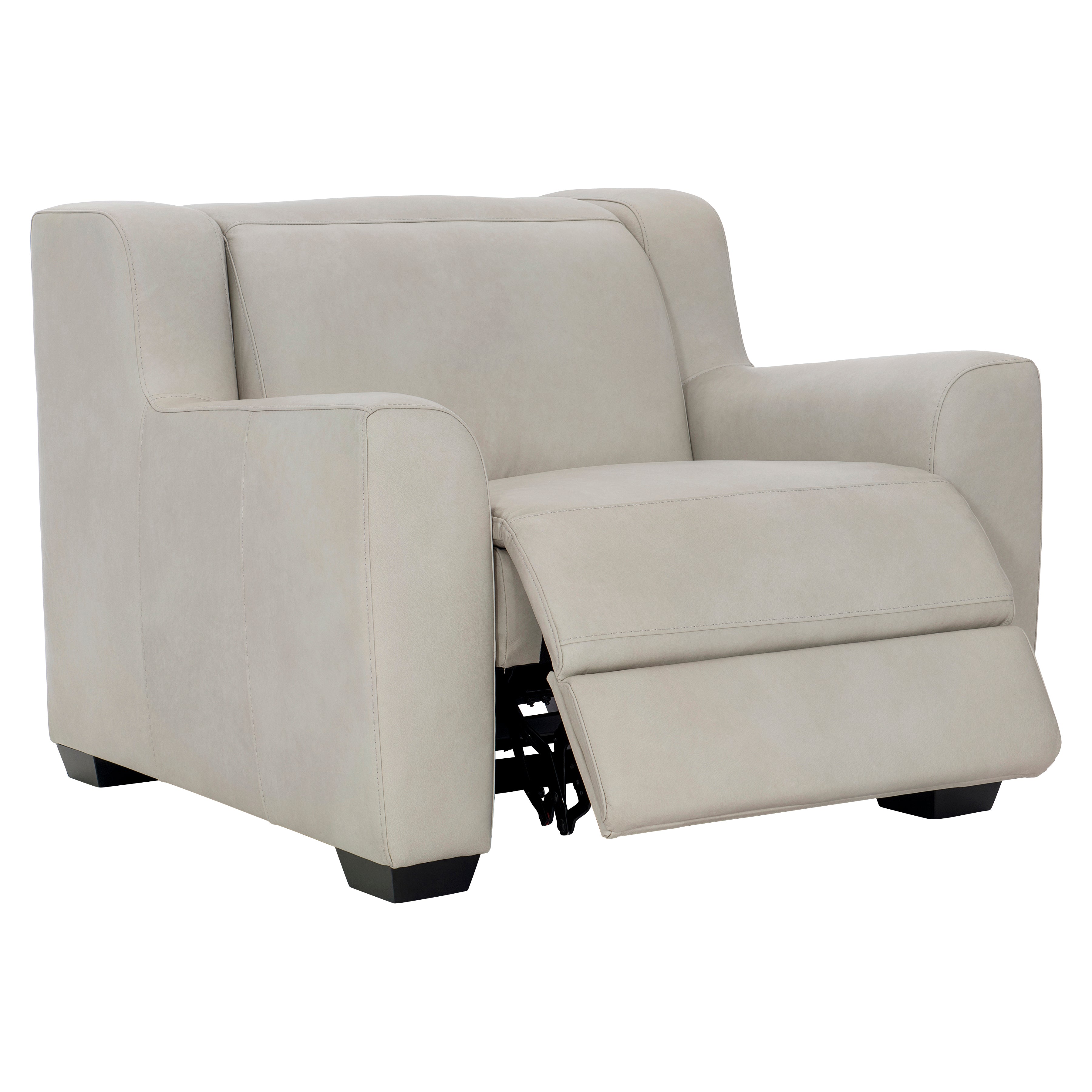 Bernhardt Living,Bernhardt Motion | Bernhardt Everette Leather Power Motion Chair - Grey | 2762RO