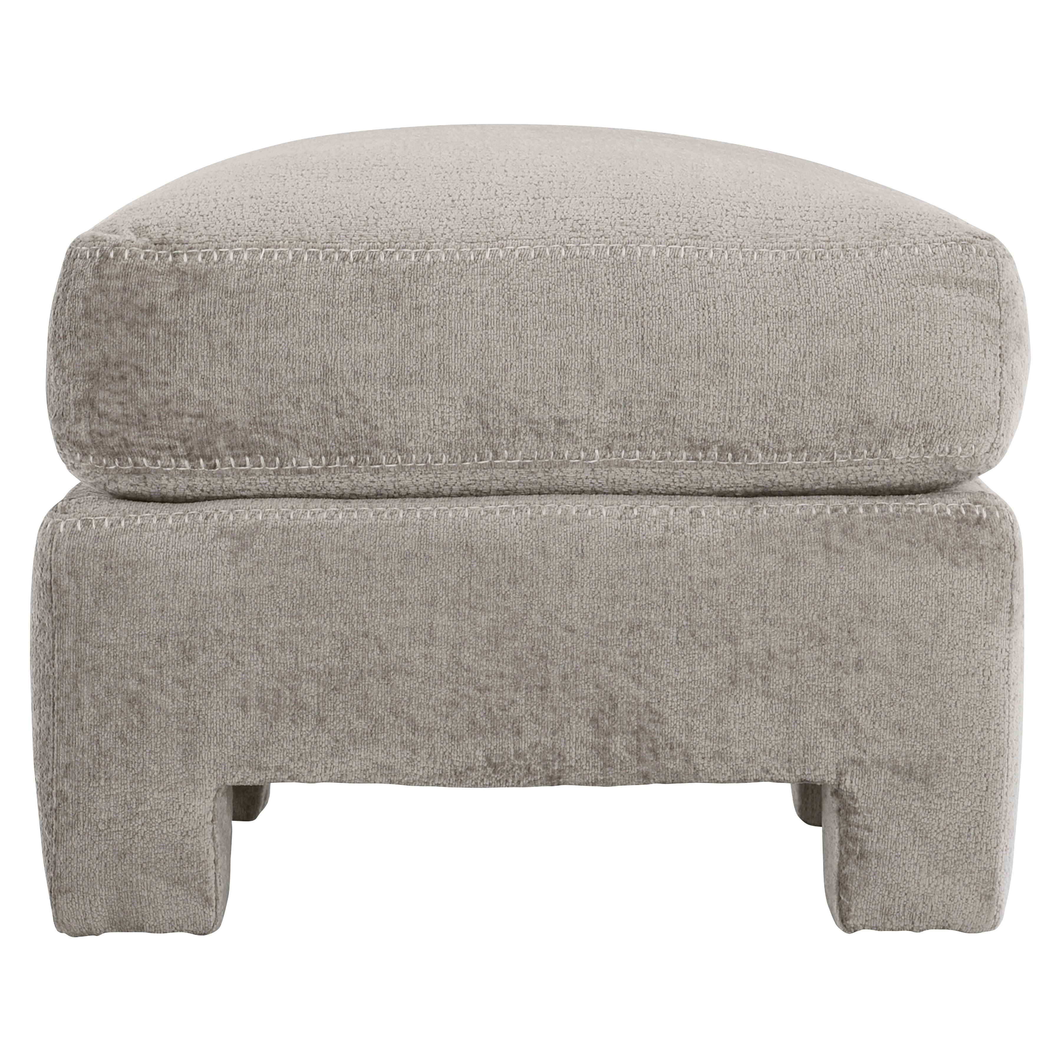 Bernhardt Living | Bernhardt Mily Ottoman - Grey | P1291A