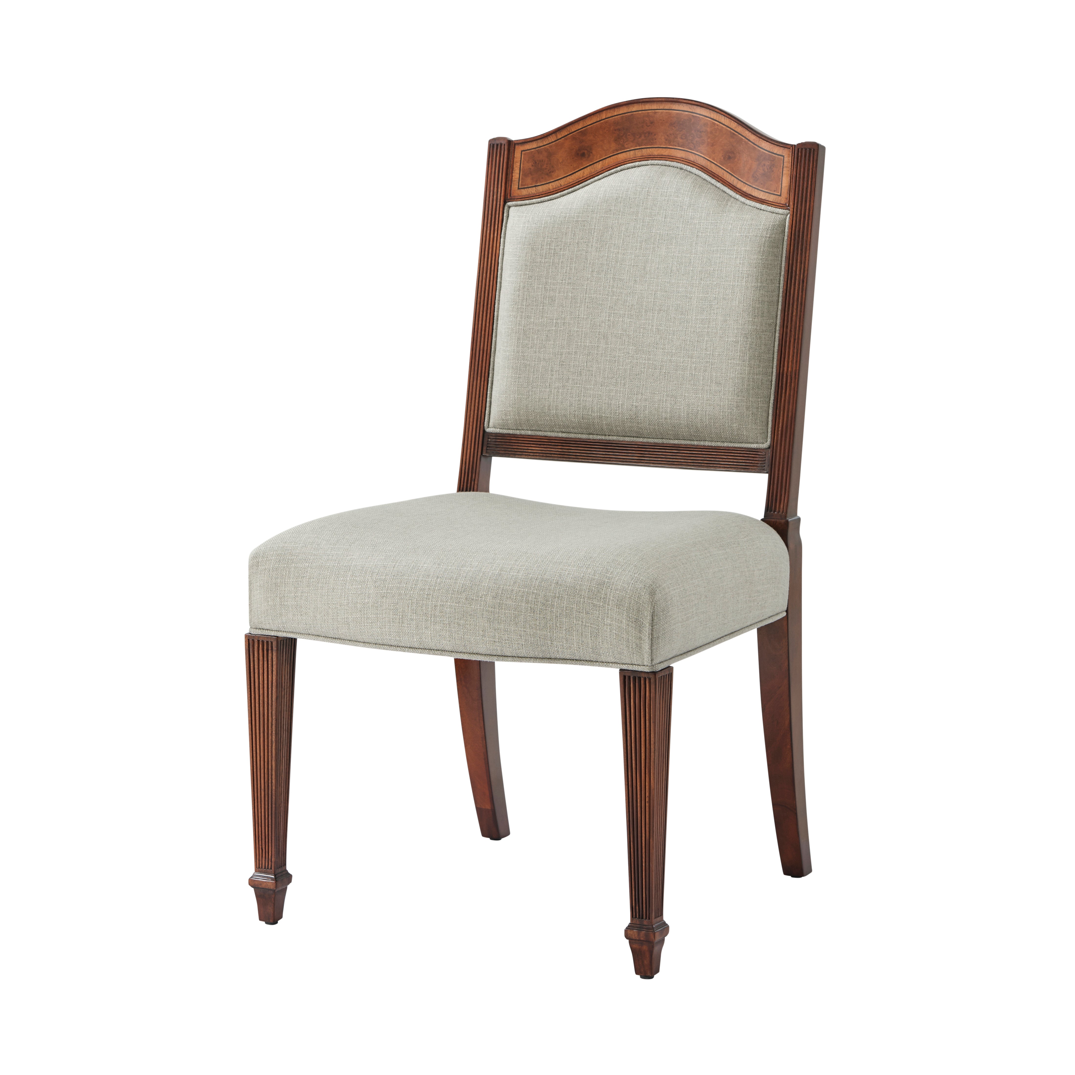 Theodore Alexander Sheraton's Satinwood Side Chair — VCF565.2C - Silverdale 75\ VCF663.2D - Southampton 55\ VCF942.1A2D - Fenesatin 55