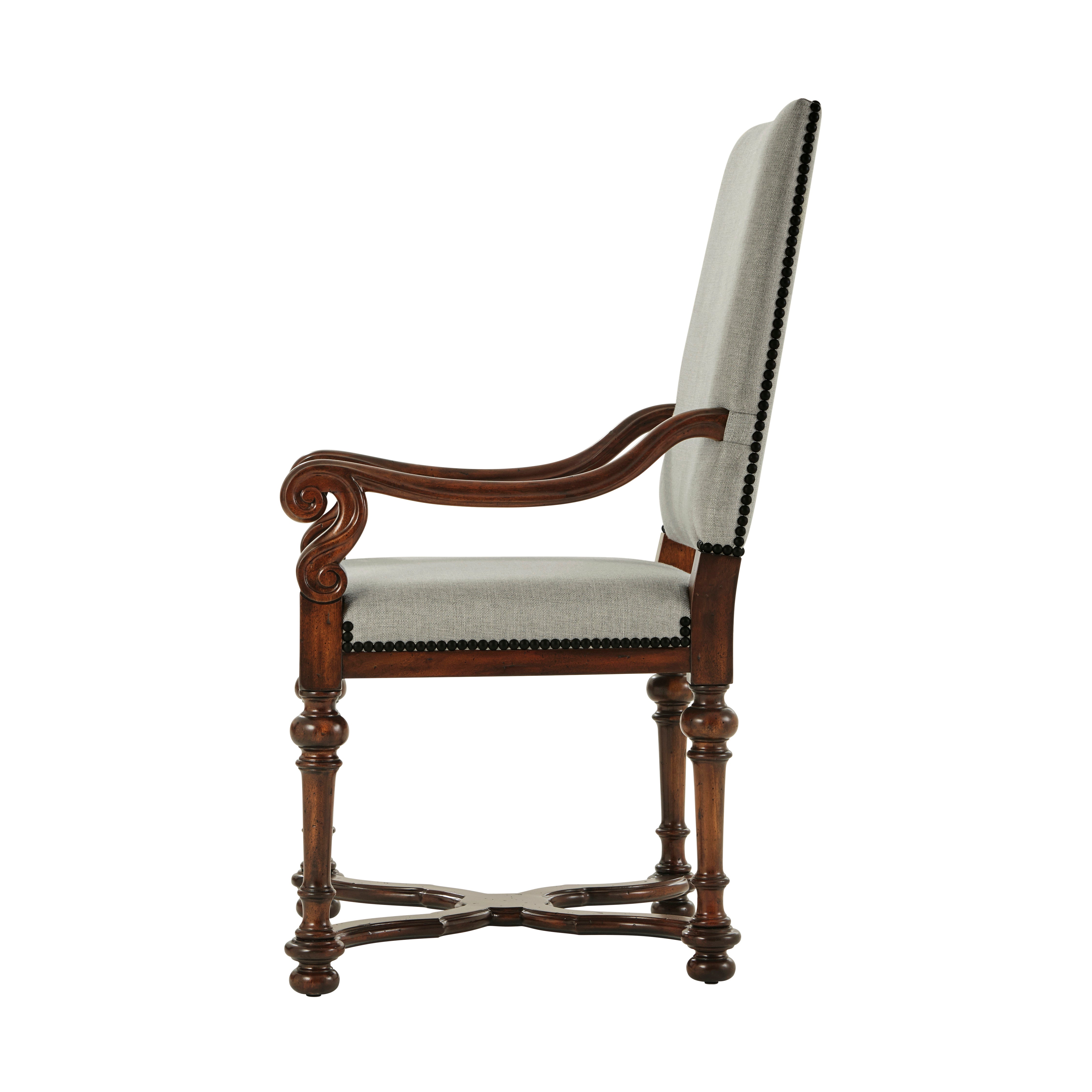Theodore Alexander Cultivated Dining Armchair — VCF170 - Barolo