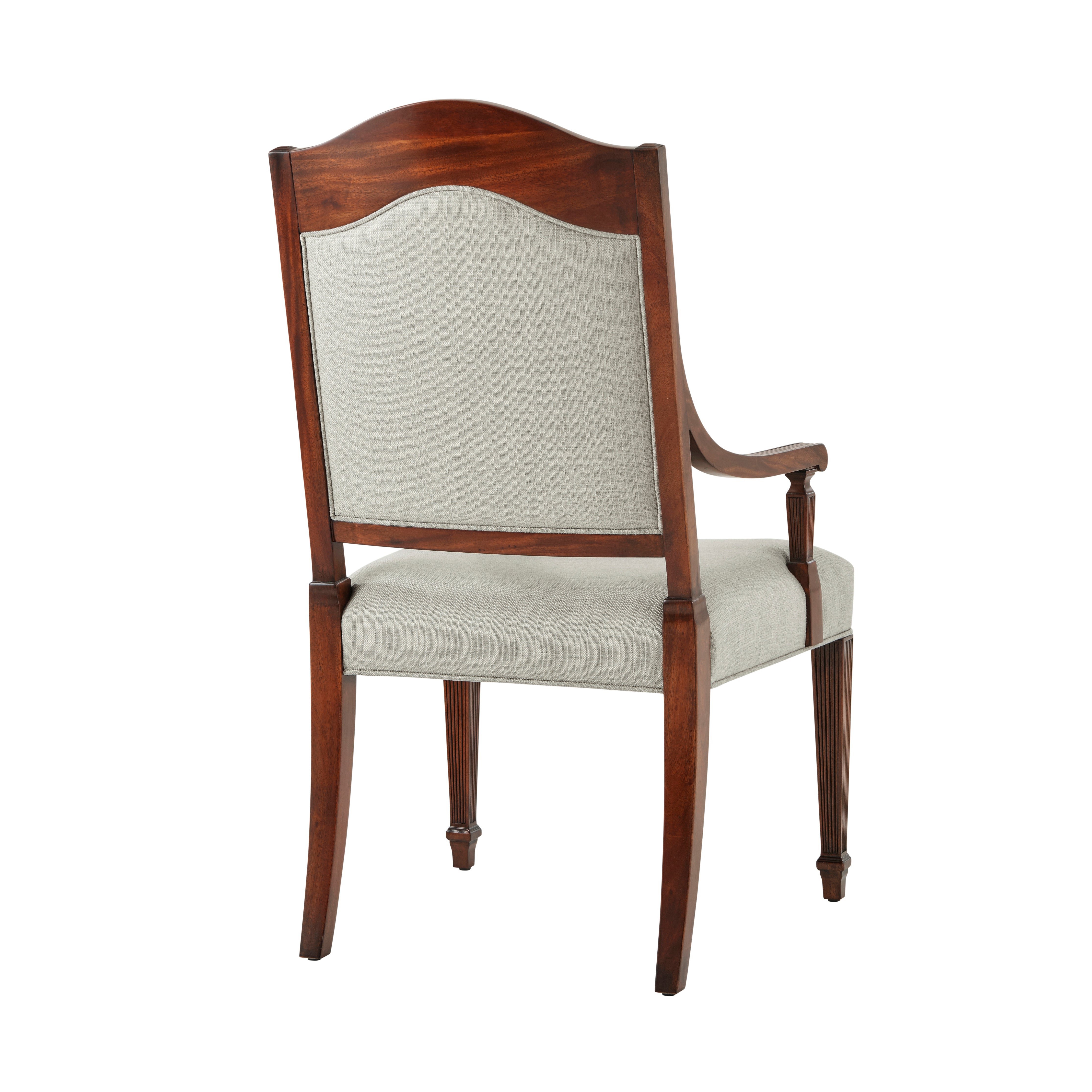 Theodore Alexander Sheraton's Satinwood Armchair — Silverdale 55/Southampton 55/Fenesatin
