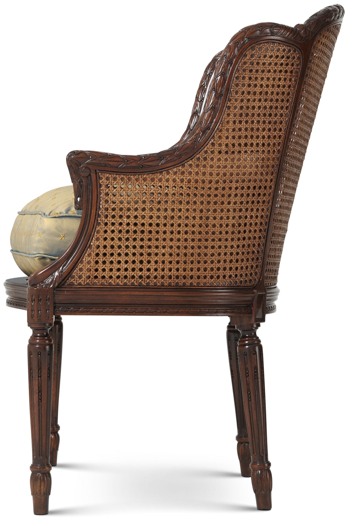 Theodore Alexander | Louis Bergère - Walnut / Antique Rattan | 4200-046.1ABM