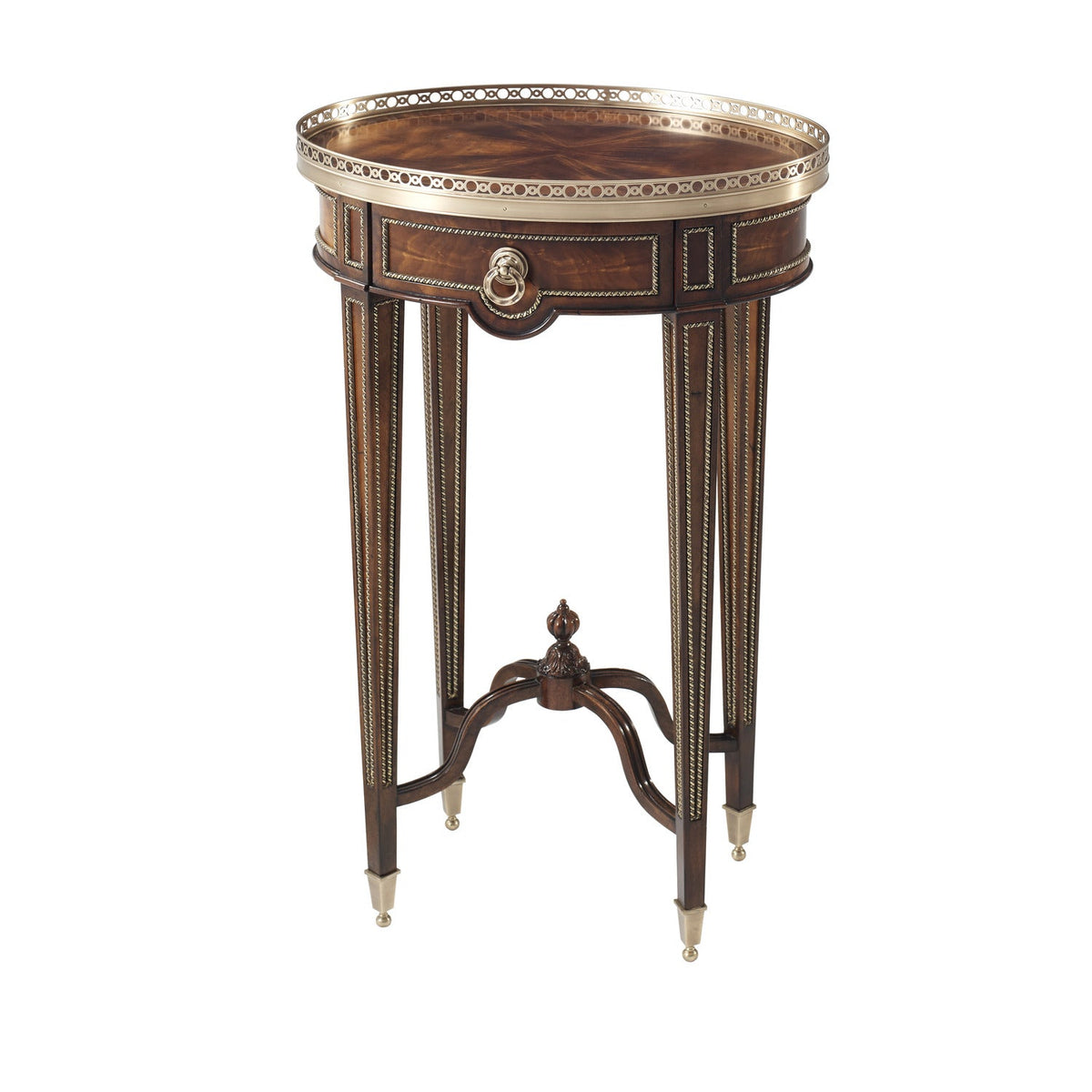 Theodore Alexander | Fine Accent Table - Chester on Indian Mahogany wood | 5005-597