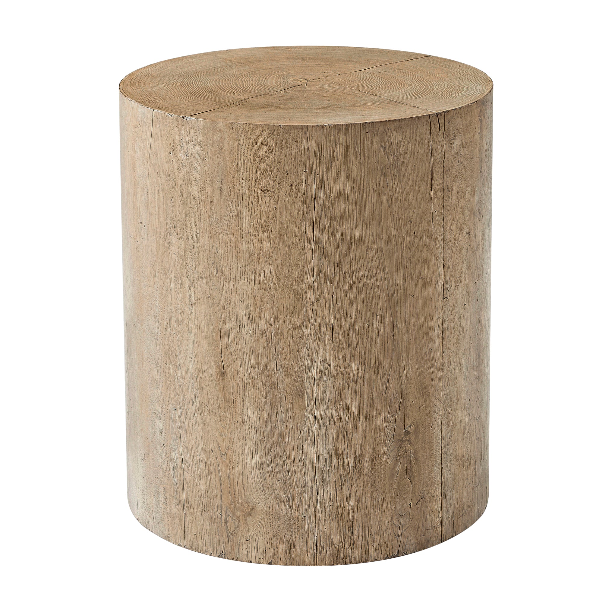 Theodore Alexander Sawyer Accent Table — VCF1167.1C2H - Aged Oak 2016 ( Medium Distressing)