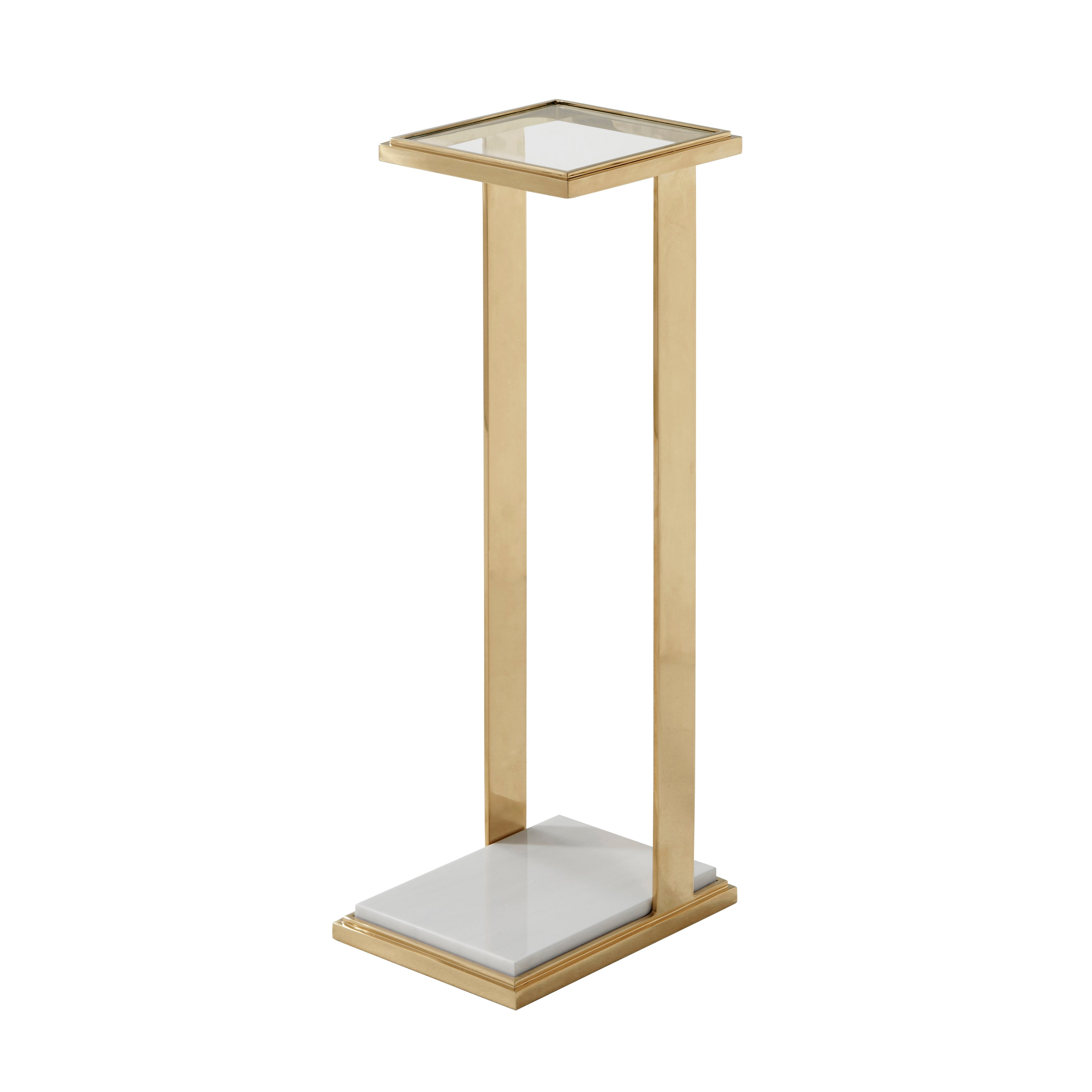 Theodore Alexander San Clemente II Accent Table — MCF033-Polished Lacquered Brass (PLB)