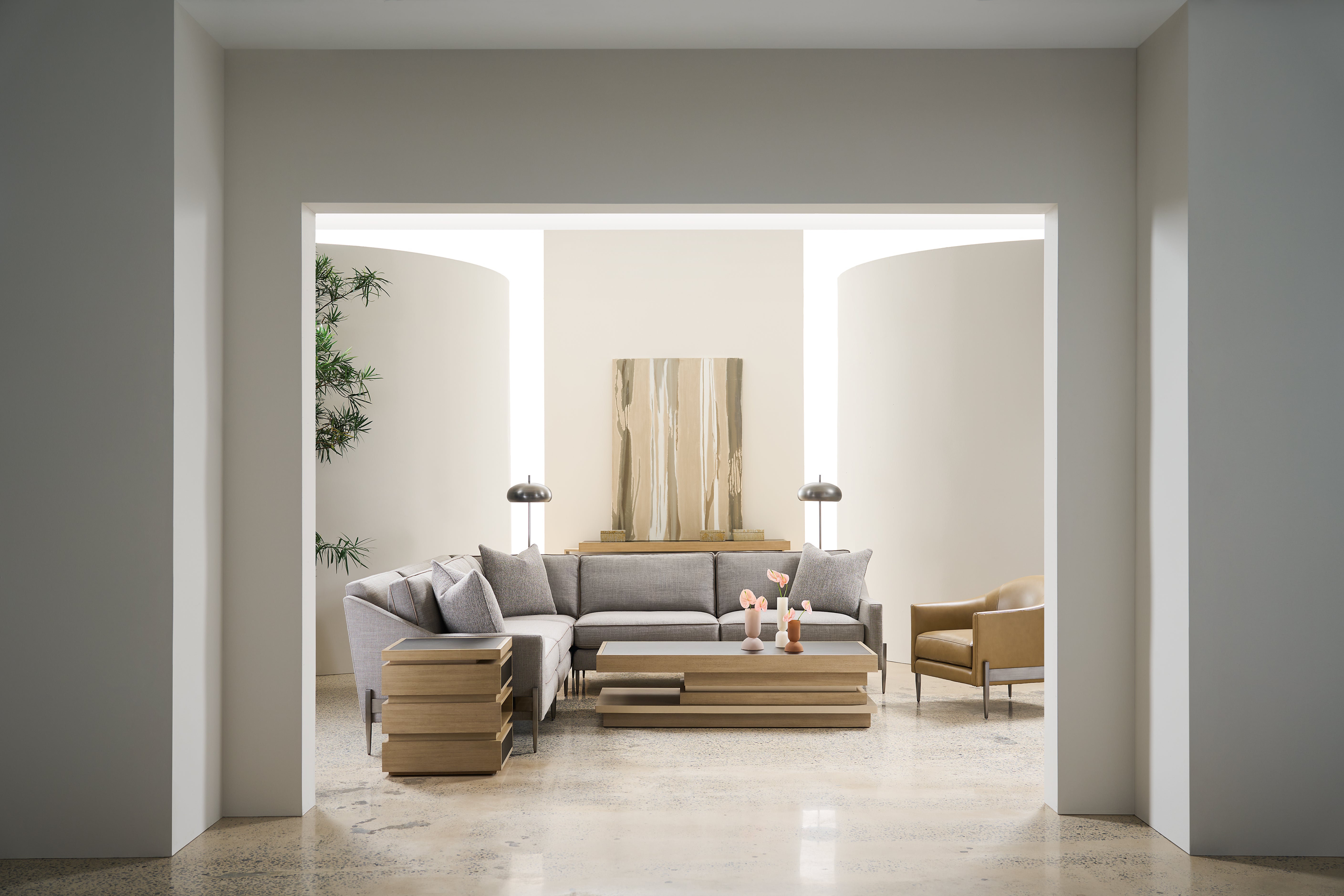 Caracole Remix Right Arm Chair