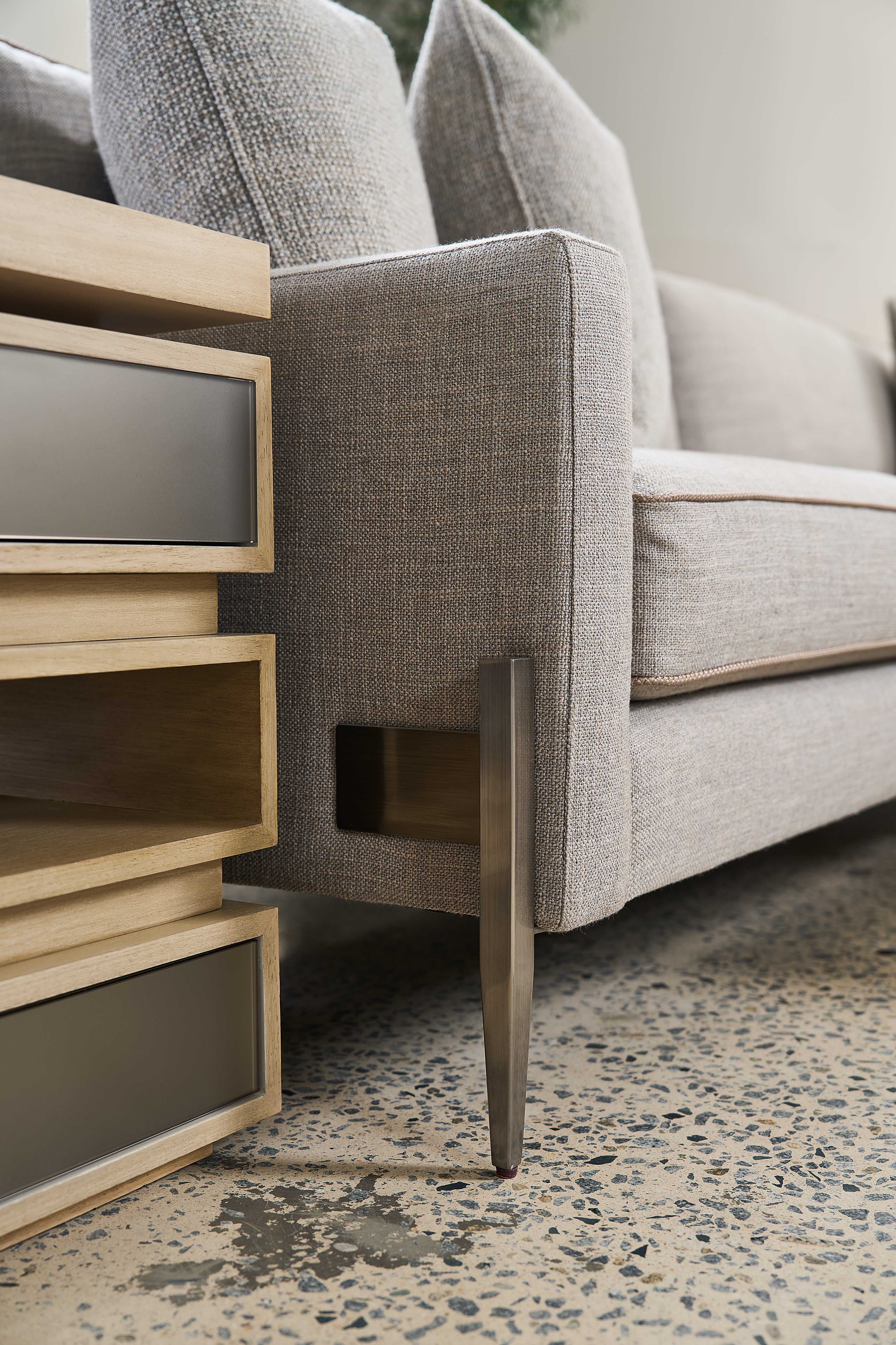 Caracole Remix Left Arm Chair