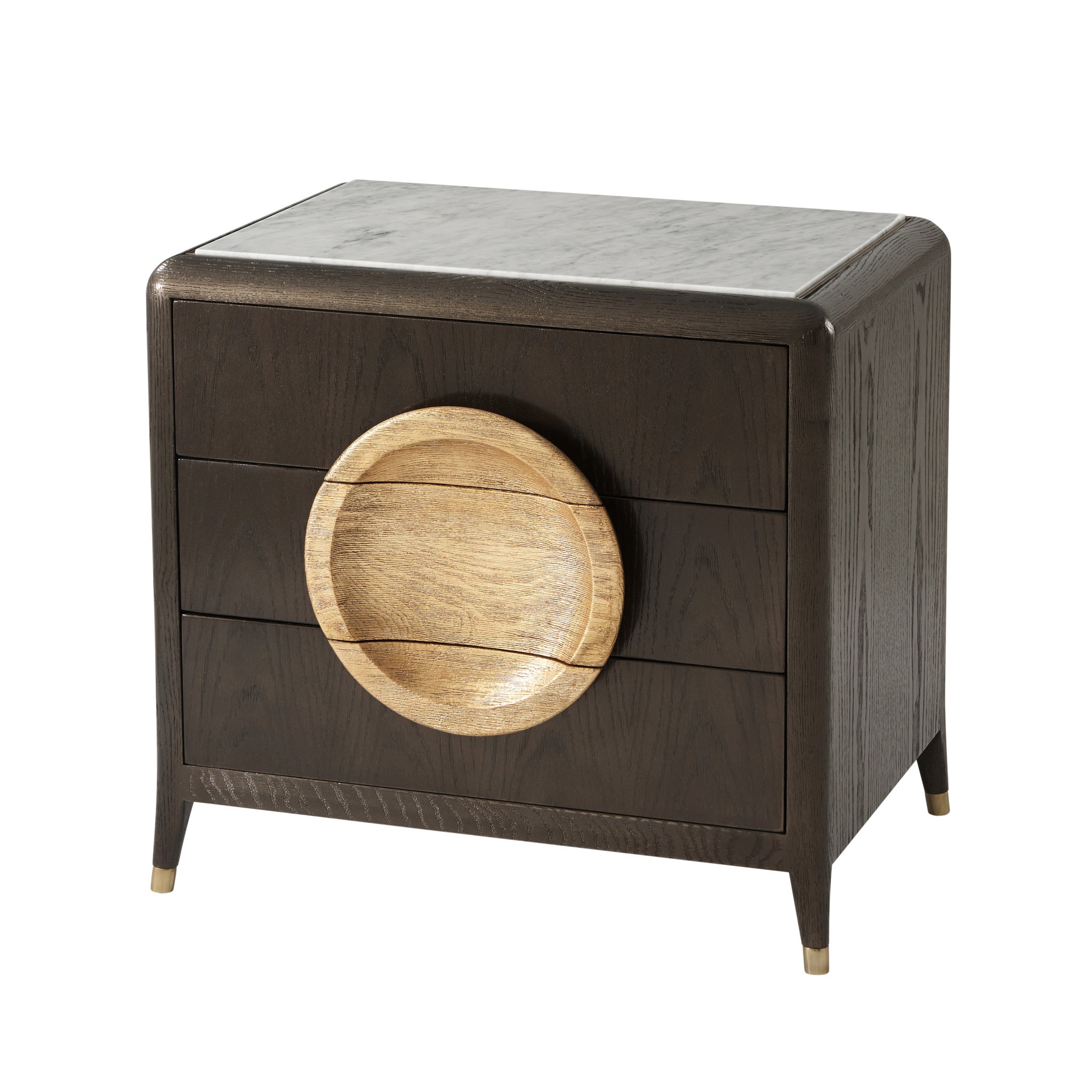Theodore Alexander | Collins Nightstand II - Gallery Bronze\ PCF1047.1C2D - Gallery Gold | 6002-250
