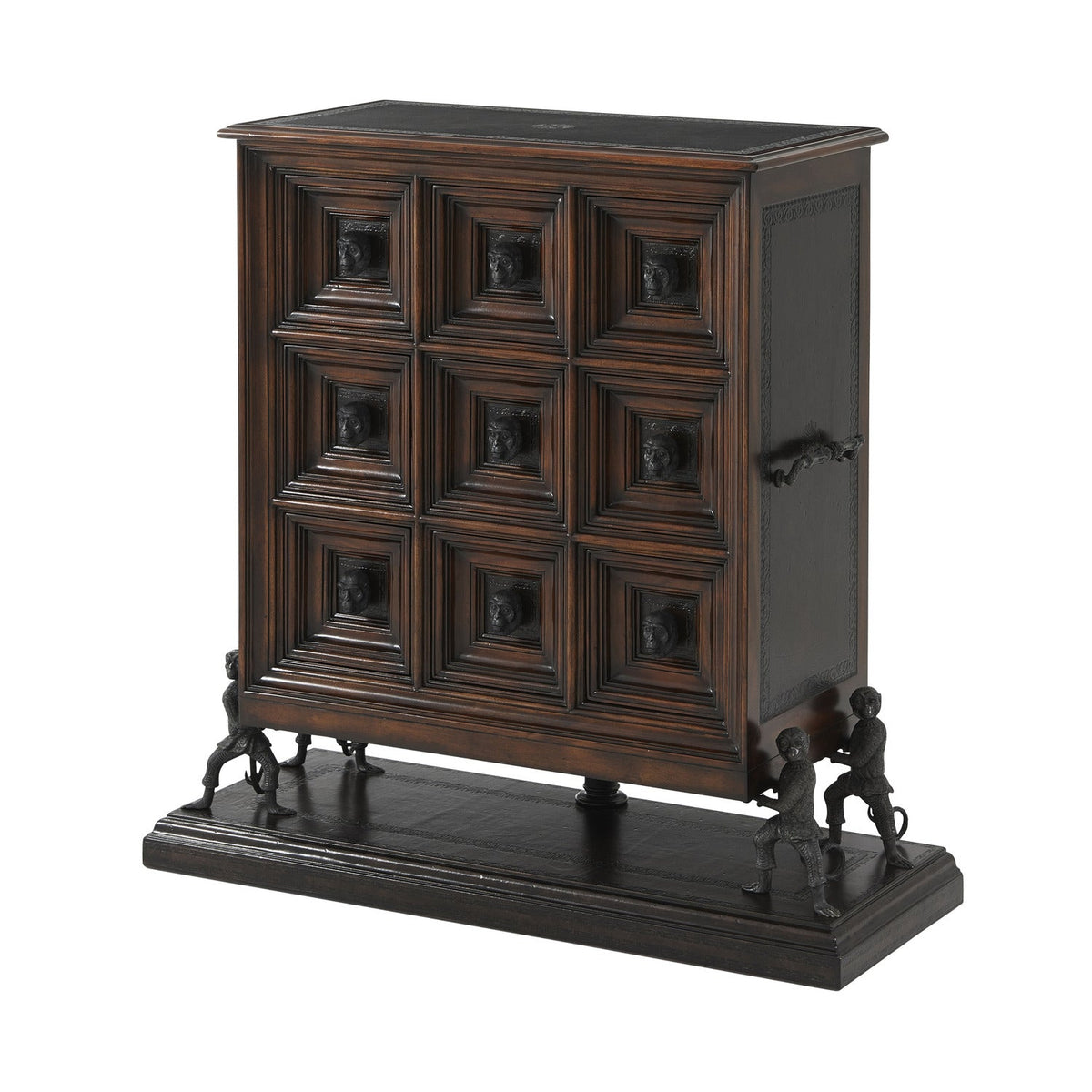 Theodore Alexander | The Humorous Chest - Putney Distressed / Walnut | 6033-046PD