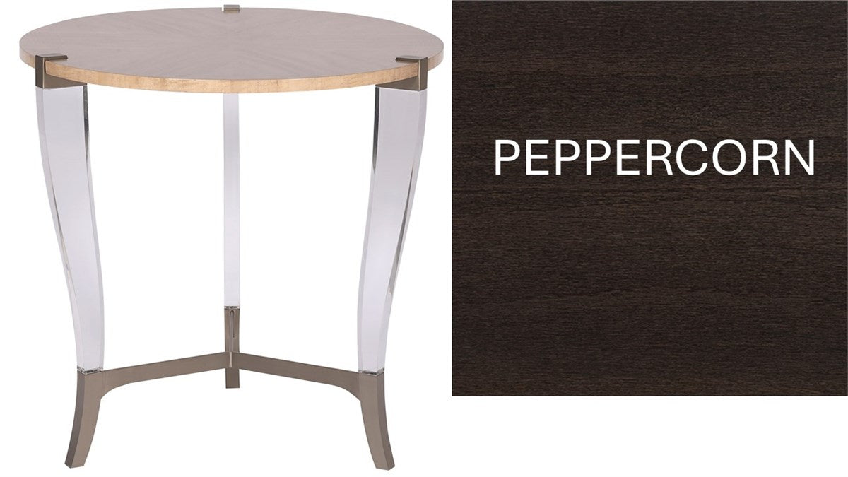 Vanguard | Clarion End Table - Peppercorn | 7008E-PR