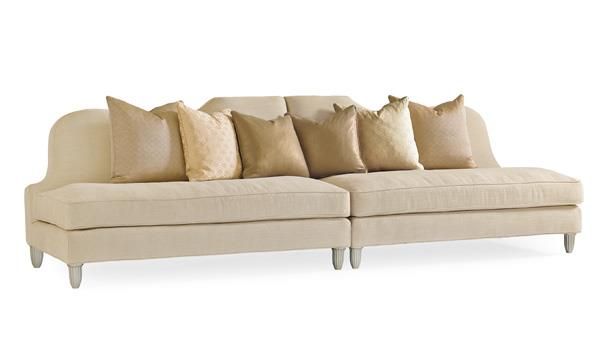 Caracole Ooh-La-La Left Arm Sofa