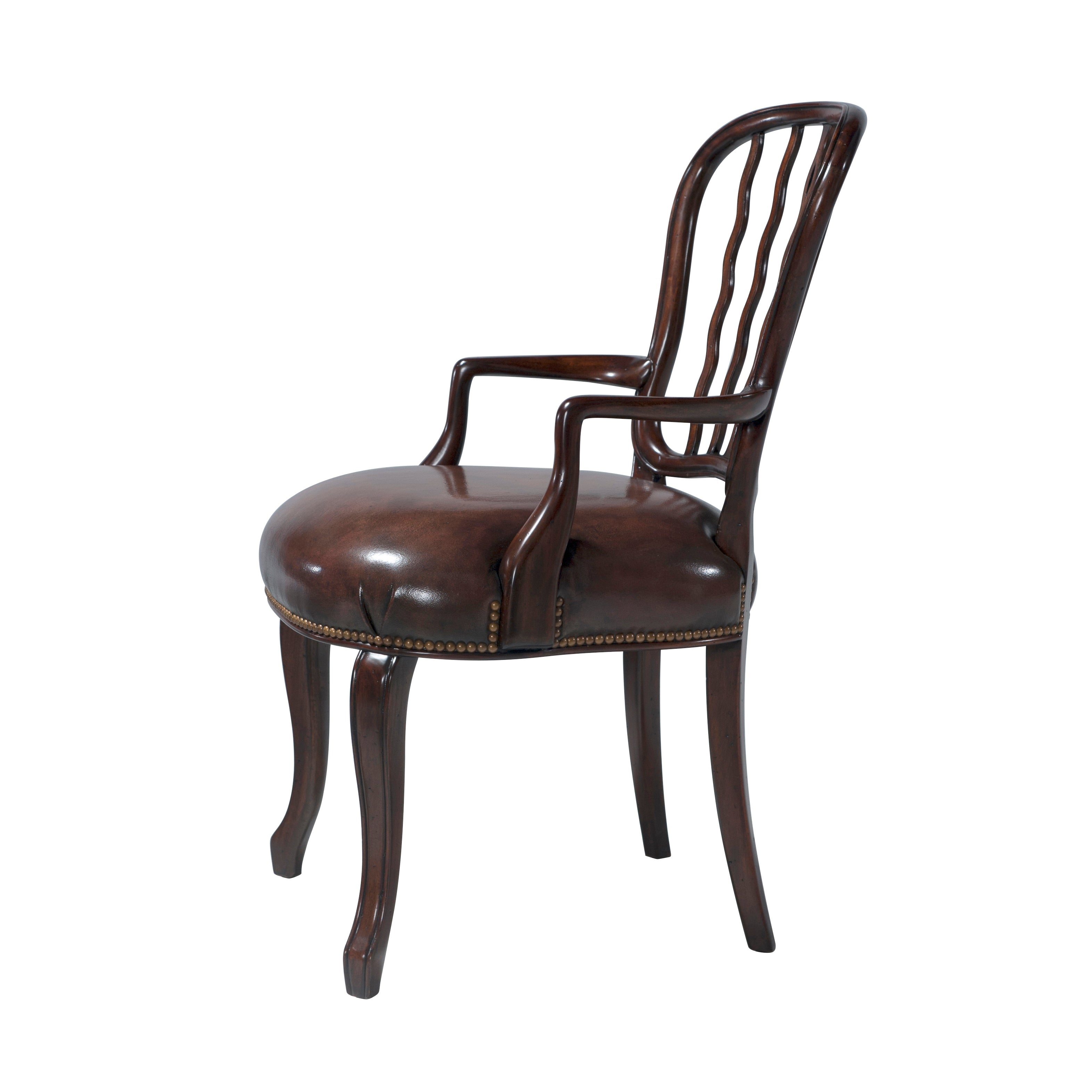 Theodore Alexander The Seddon Armchair — Antique Ramsey Mahogany