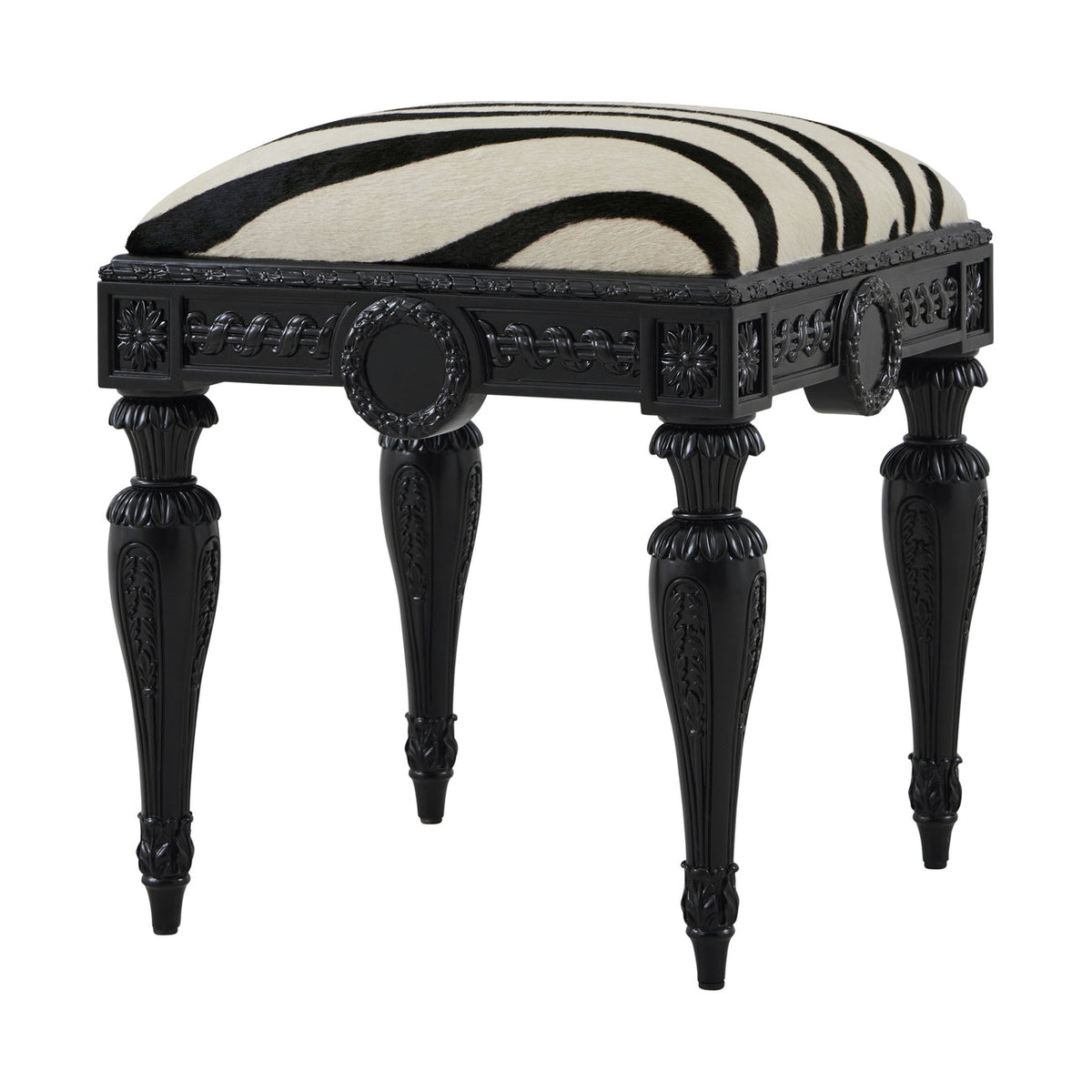 Theodore Alexander | Haringey Stool - One Fifth Black | AL44039.0EDM