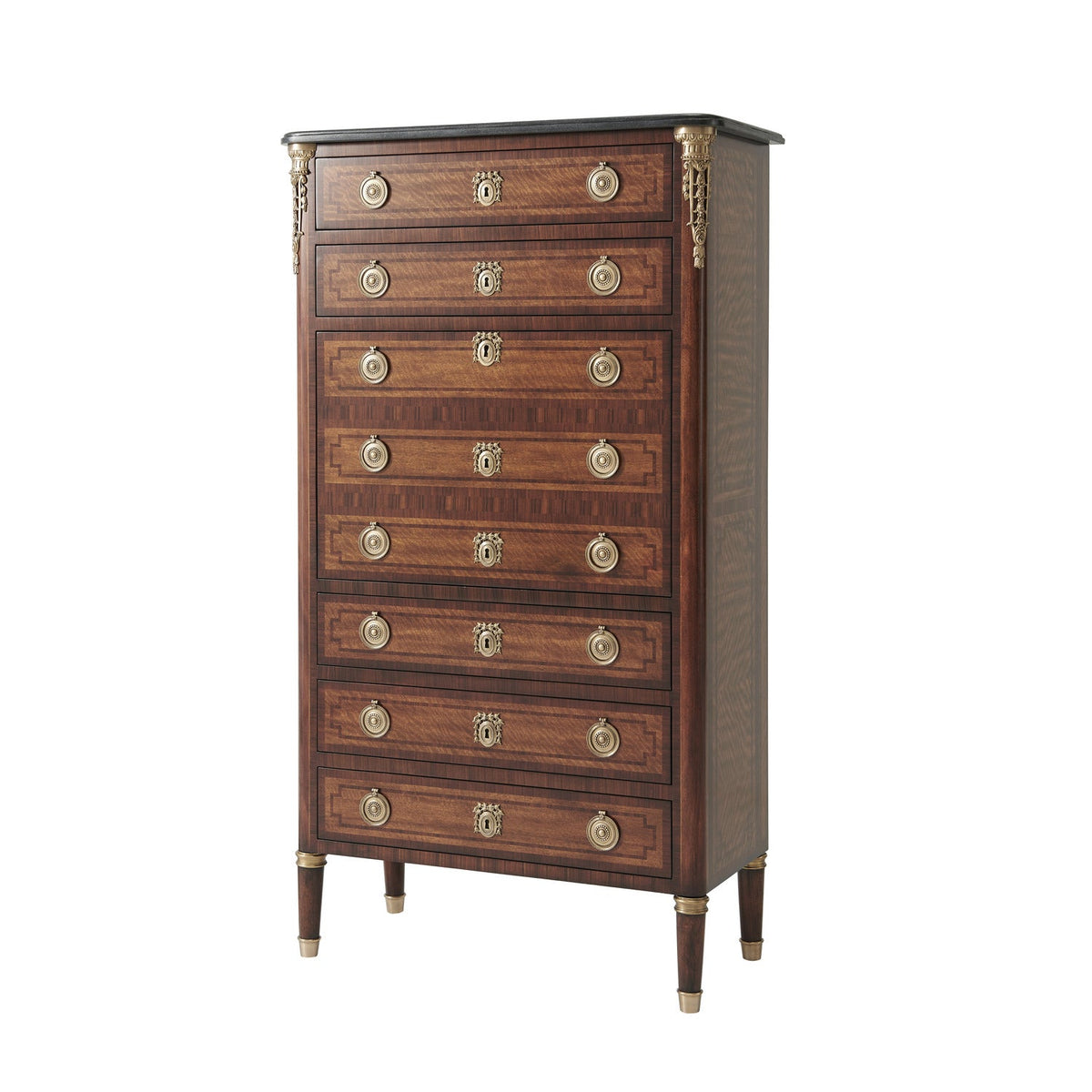 Theodore Alexander | The Princess of Wales Bedroom Fall Front Desk & Bureaux - Camden Walnut | AL65001