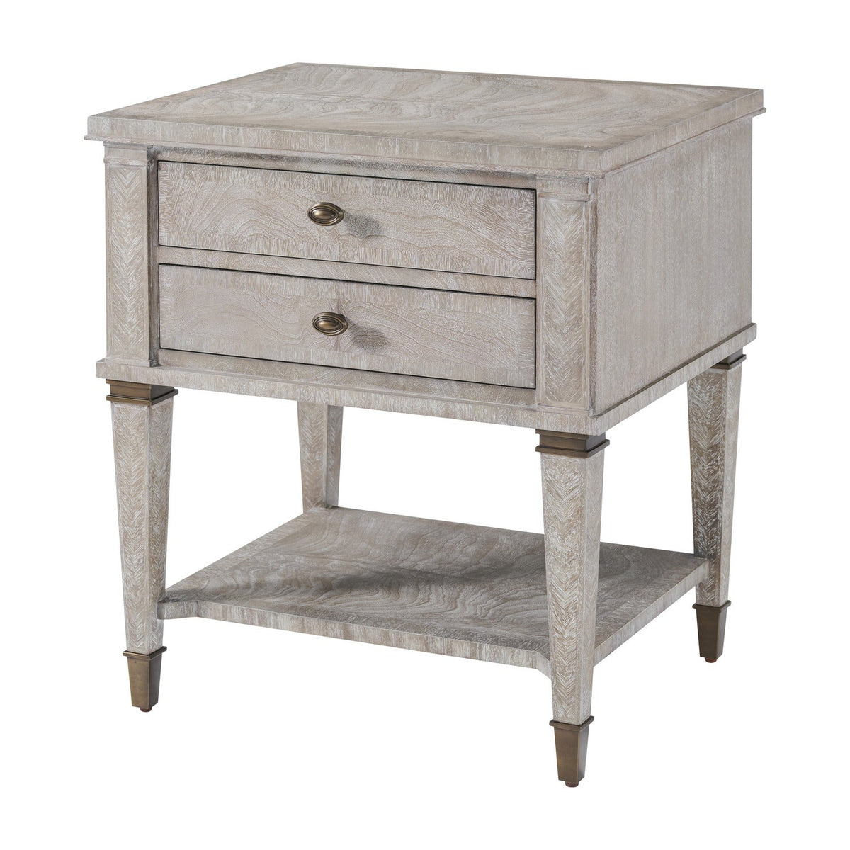 Theodore Alexander | Salinger Nightstand - Marlborough Geo Coast | AXH50043.C424