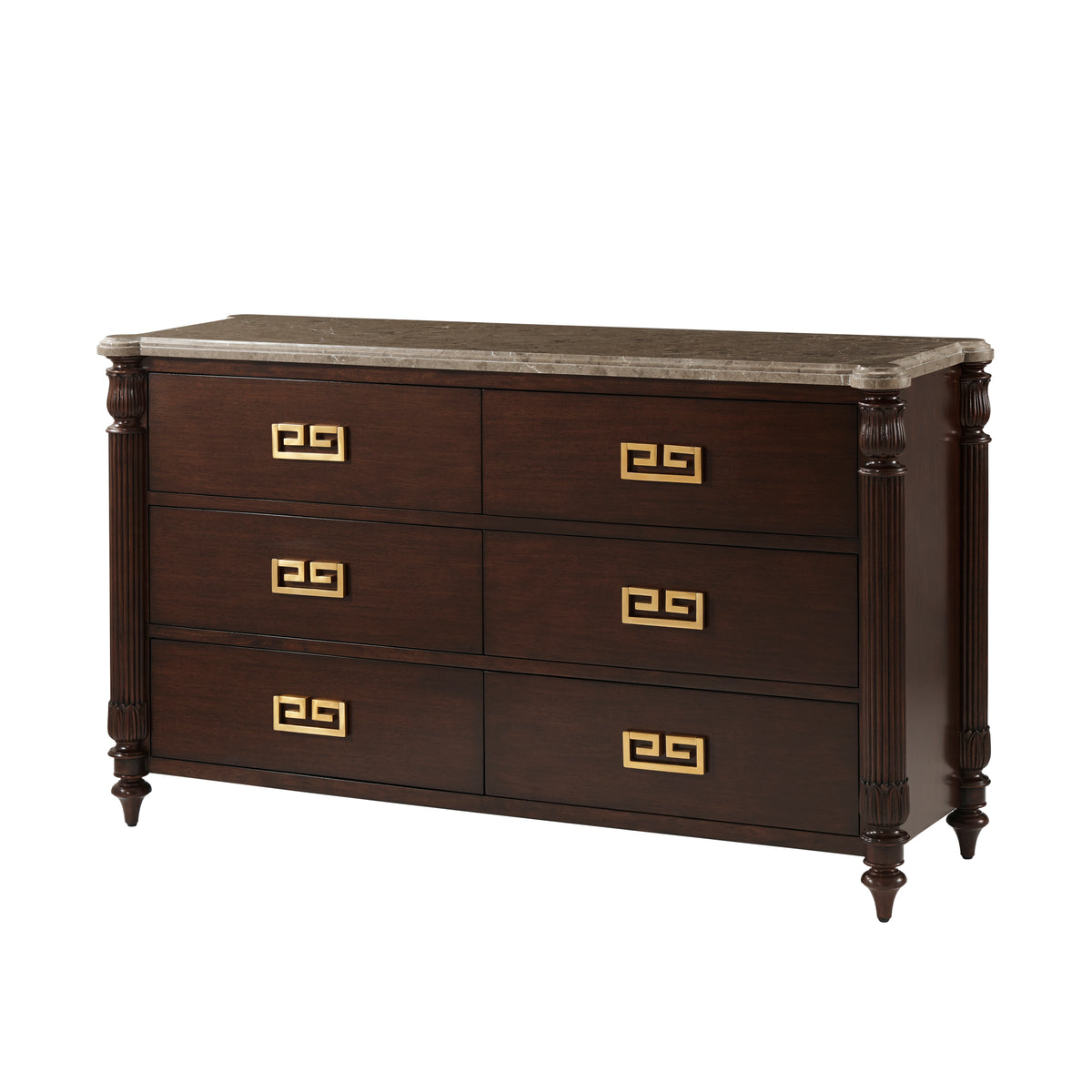 Theodore Alexander Duane Marble Commode
