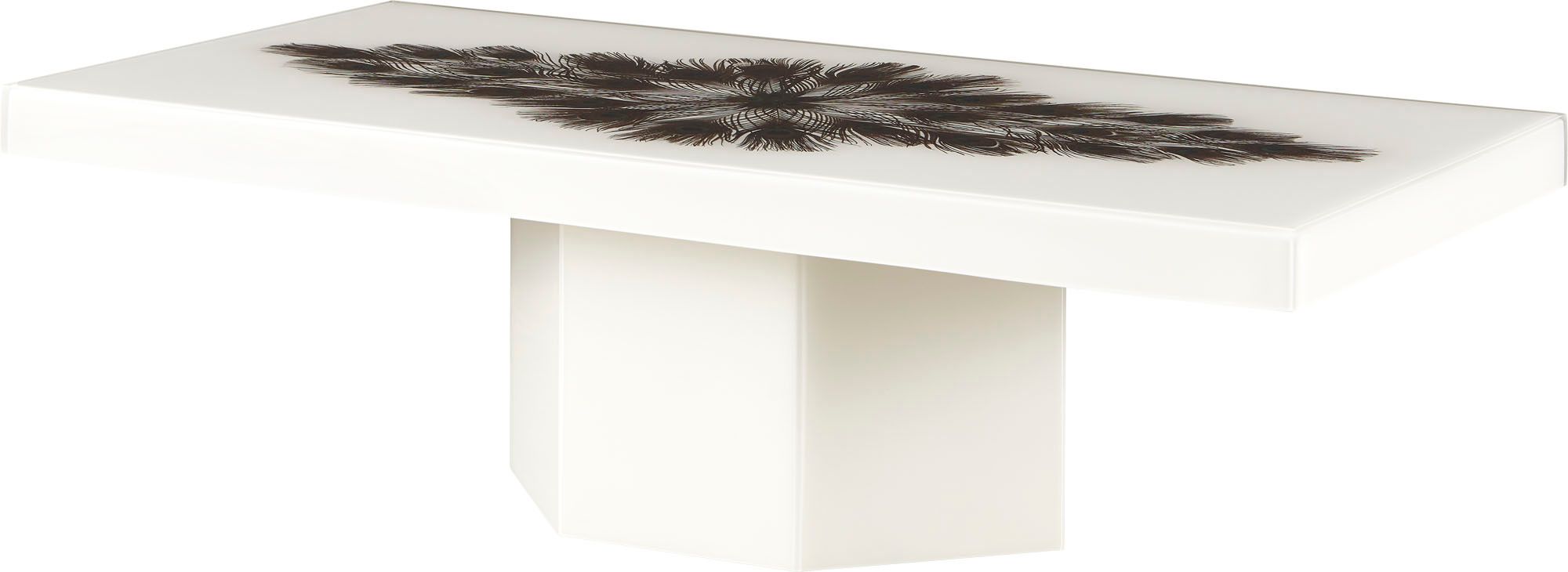 Peacock Rectangle Cocktail Table
