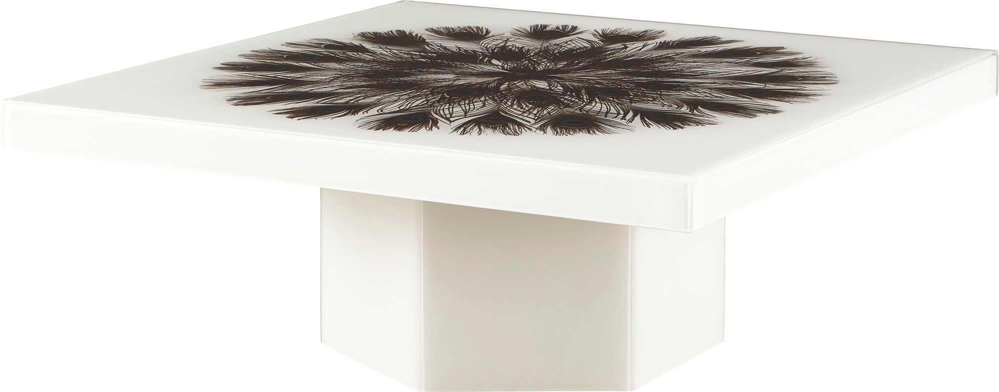 Peacock Square Cocktail Table