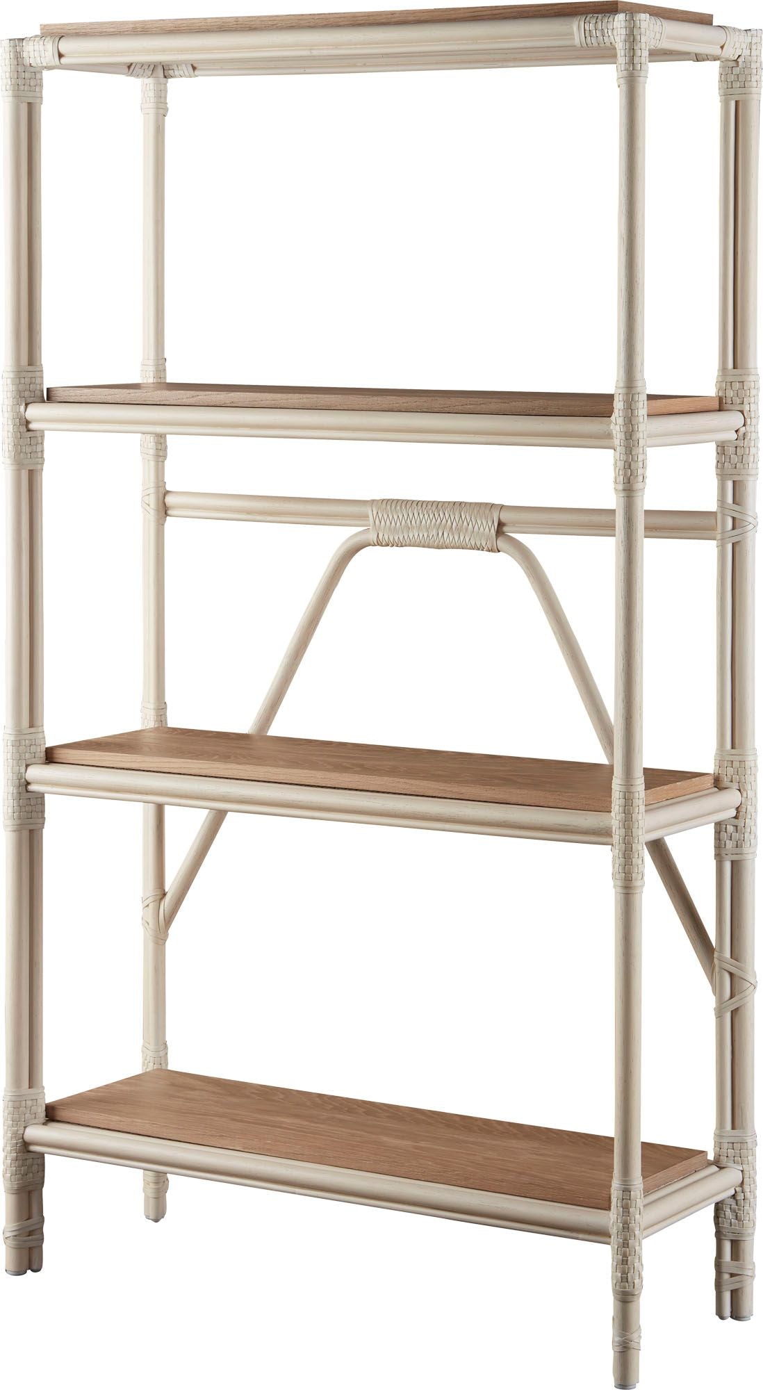 McGuire | Lattice Etagere - Shell w/Morel Shelves | MCA1595-SHL-MORL