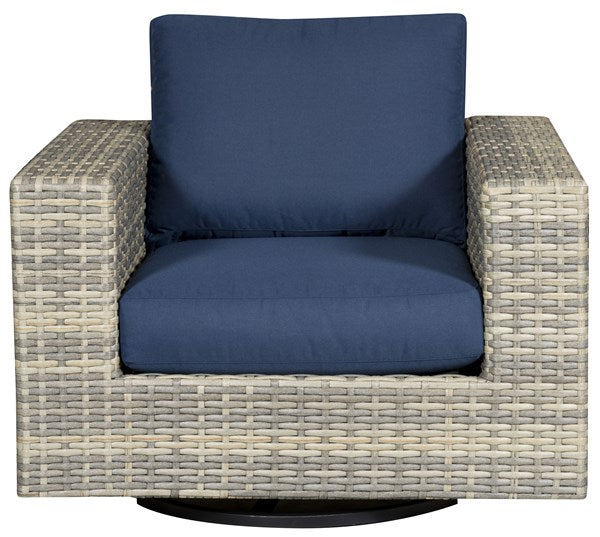 Vanguard | Outdoor Swivel Glider - 20mm Pebble Basket Weave | OW100-SG