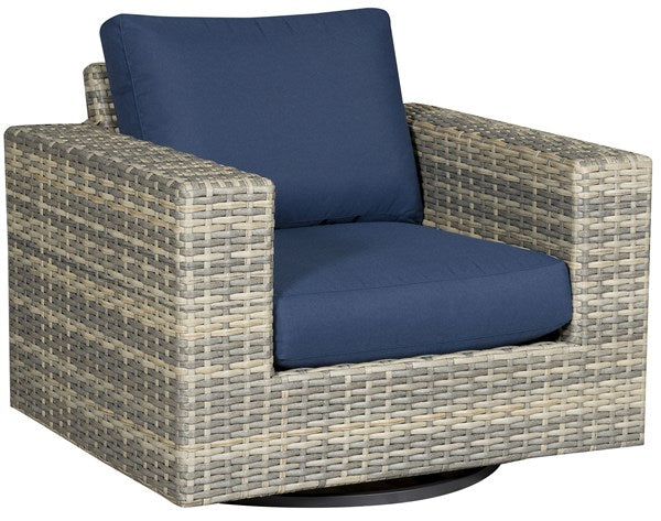 Vanguard | Outdoor Swivel Glider - 20mm Pebble Basket Weave | OW100-SG