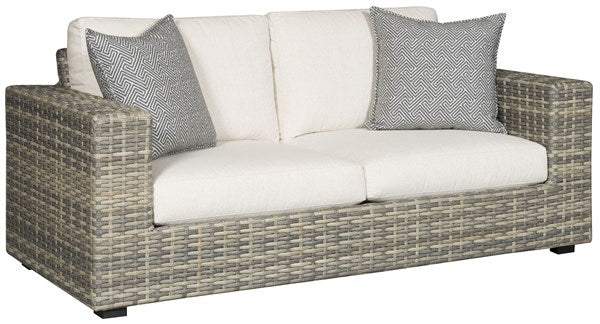 Vanguard | Outdoor Mid Sofa - 20mm Pebble Basket Weave | OW100MS2