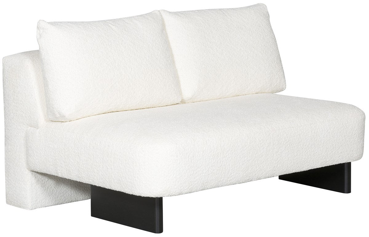 Vanguard | Lola Armless Loveseat - Itilia Ivory | T1V166-ALS