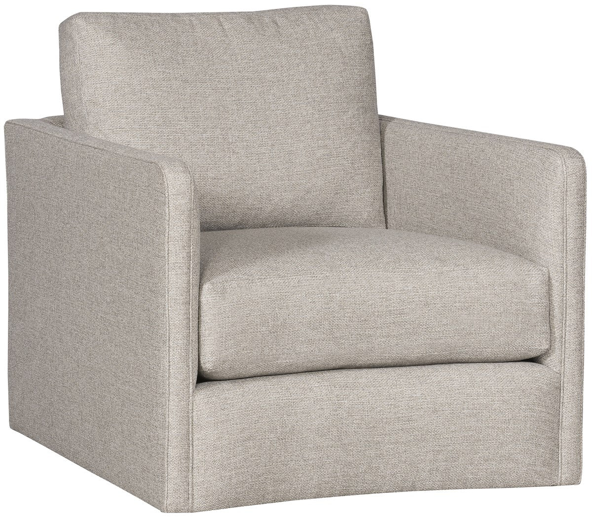 Vanguard | Wynne Swivel Chair - Keland Pewter / Feather Blend Seat and Back Cushions | T5V155-SW