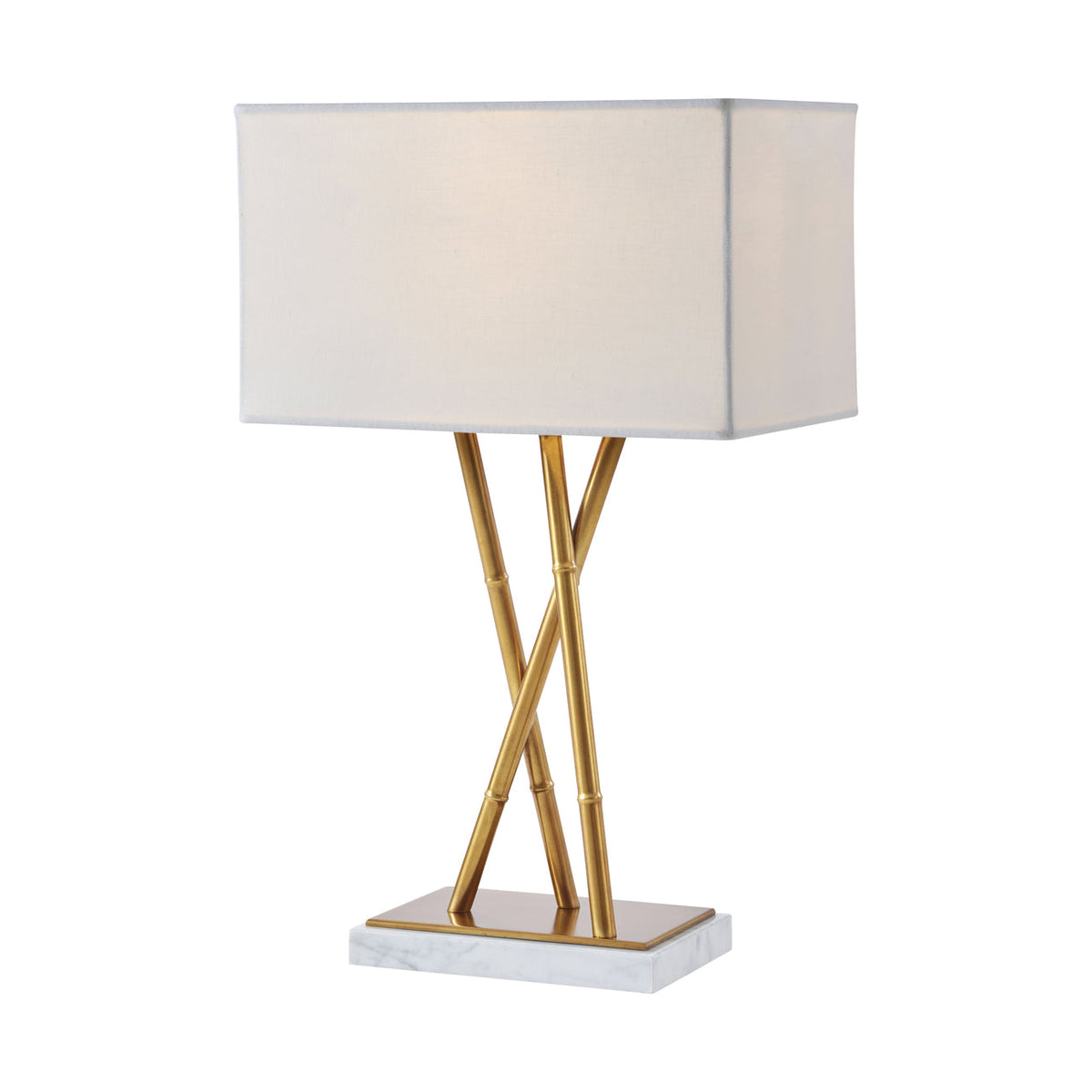 Theodore Alexander | Kesden Trio Table Lamp - Lighting Brass Bamboo | TA20009.C389