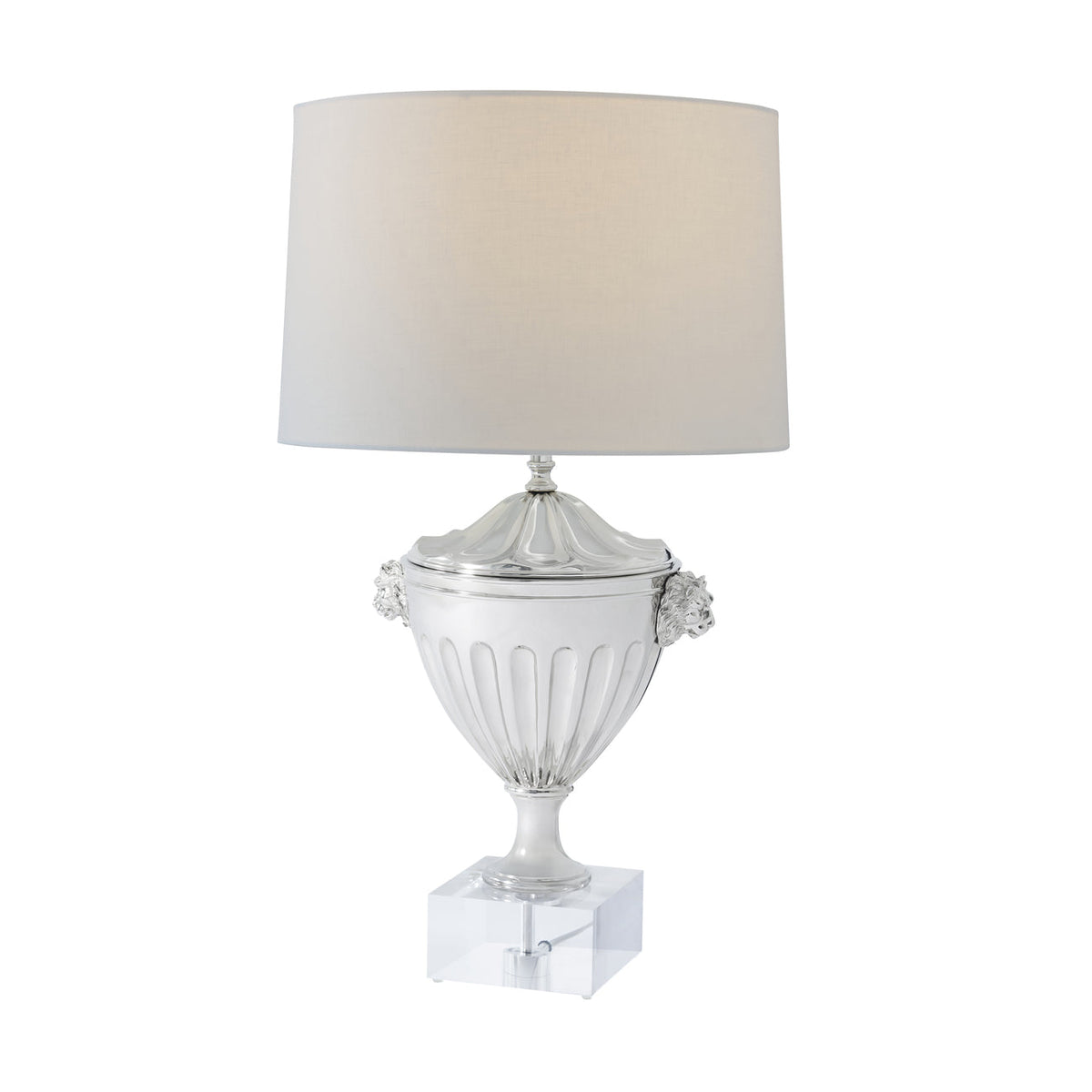 Theodore Alexander | Leo Table Lamp - Nickel Plated | TA20049