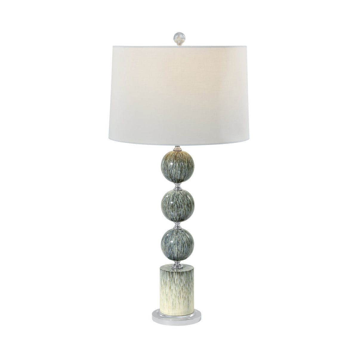 Theodore Alexander | Panos Pearl Table Lamp - Filament & Nickel | TA20050.C410