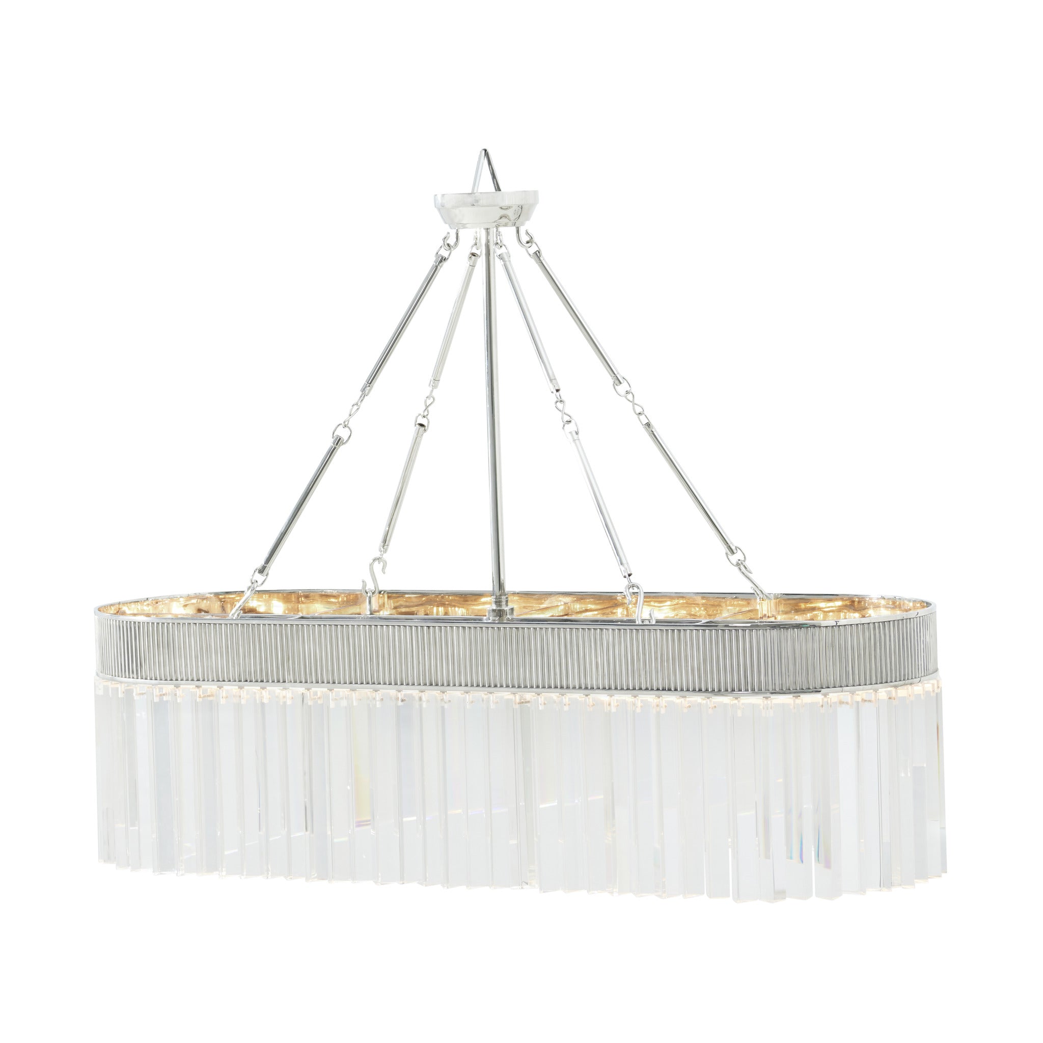 Simon Ovale Crystal Chandelier