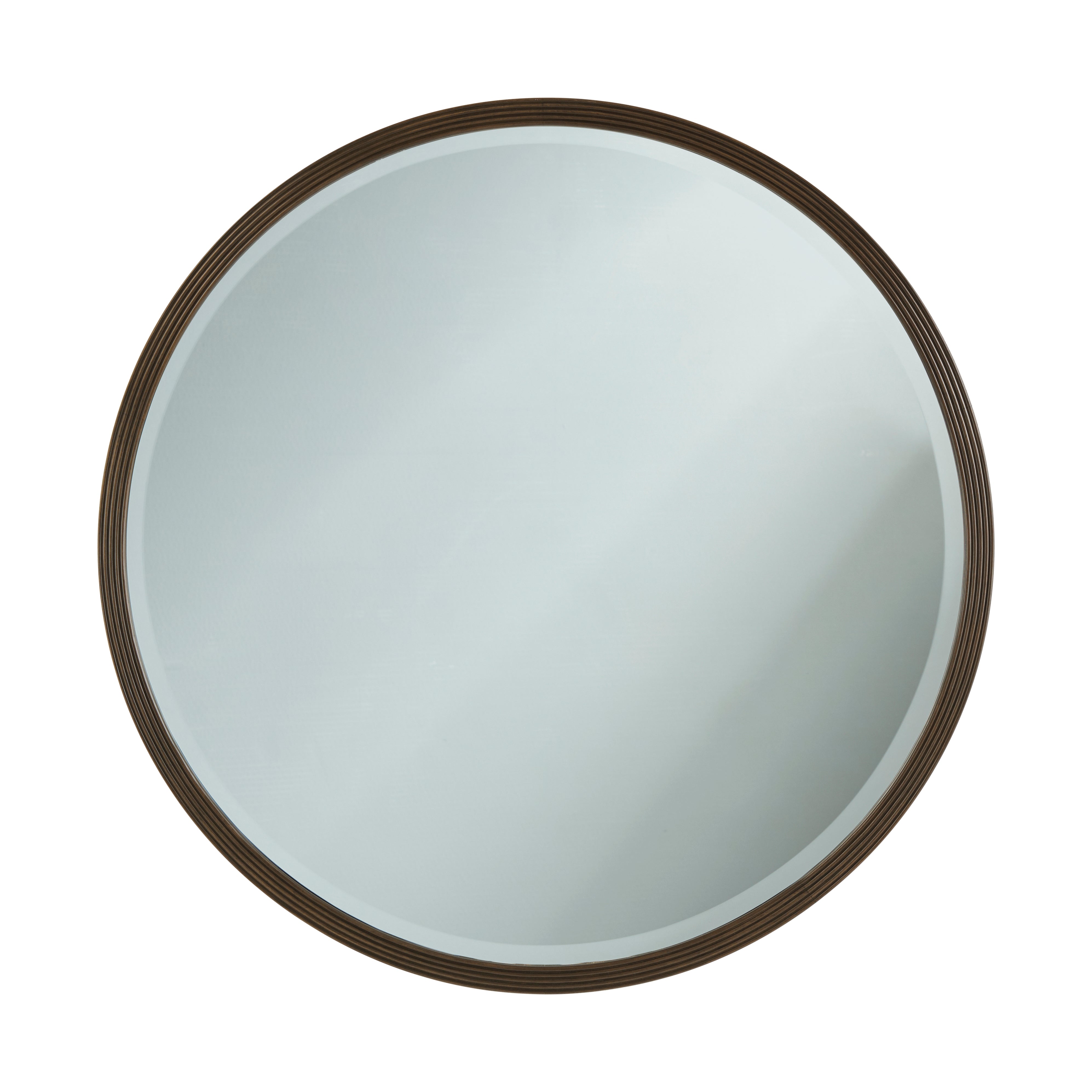 Theodore Alexander Lido Mirror — VCF1736.2G - Bistre\ VCF164 - Black Paint