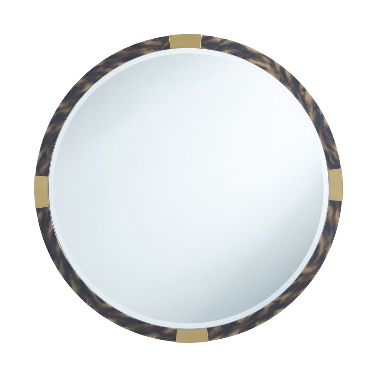 Theodore Alexander | Arakan Round Mirror - Calico | TA31022