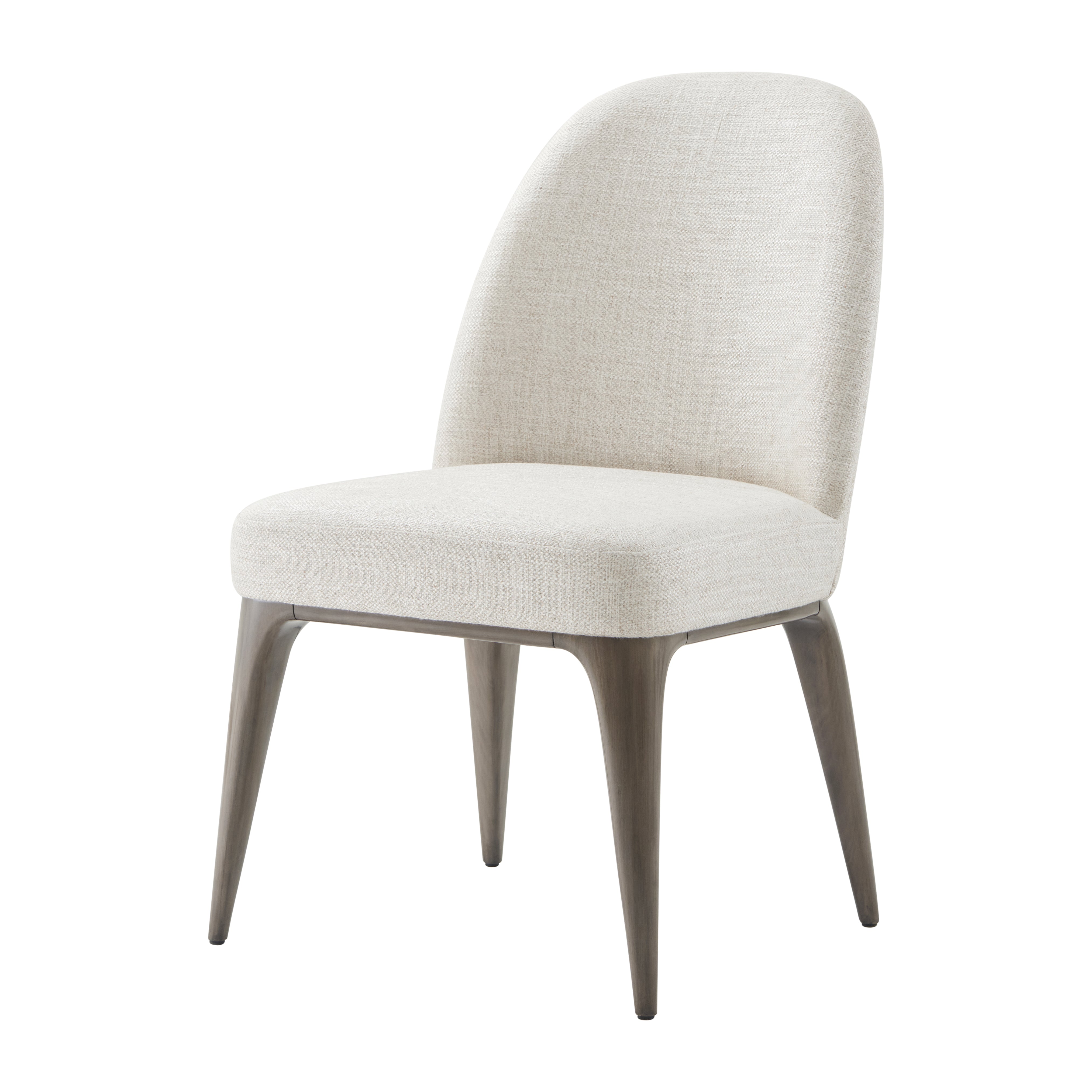 Theodore Alexander Hudson Dining Side Chair — VCF1868 - Pebble Grey