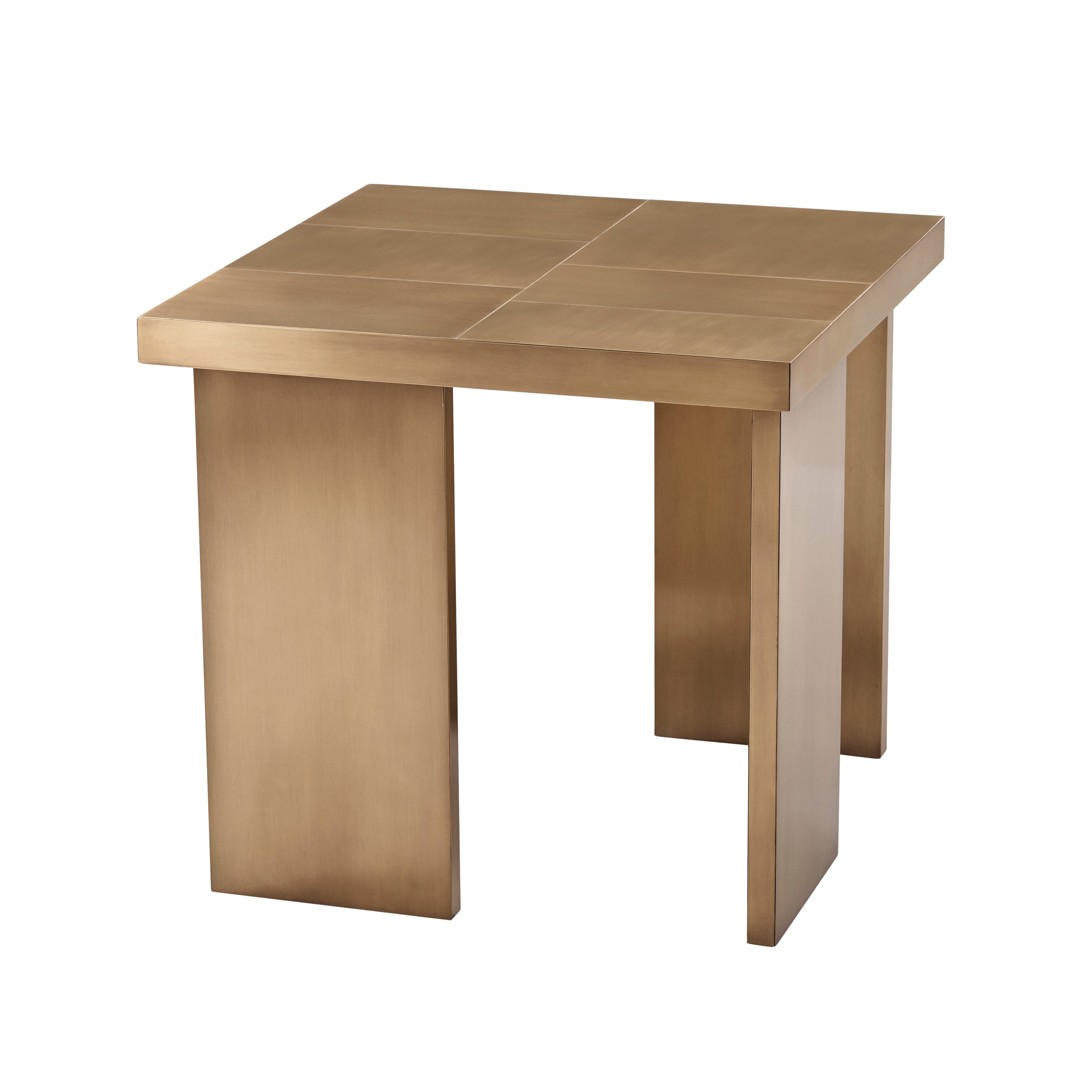 Theodore Alexander Slater Side Table — VCF1174.2K - Interior Brown