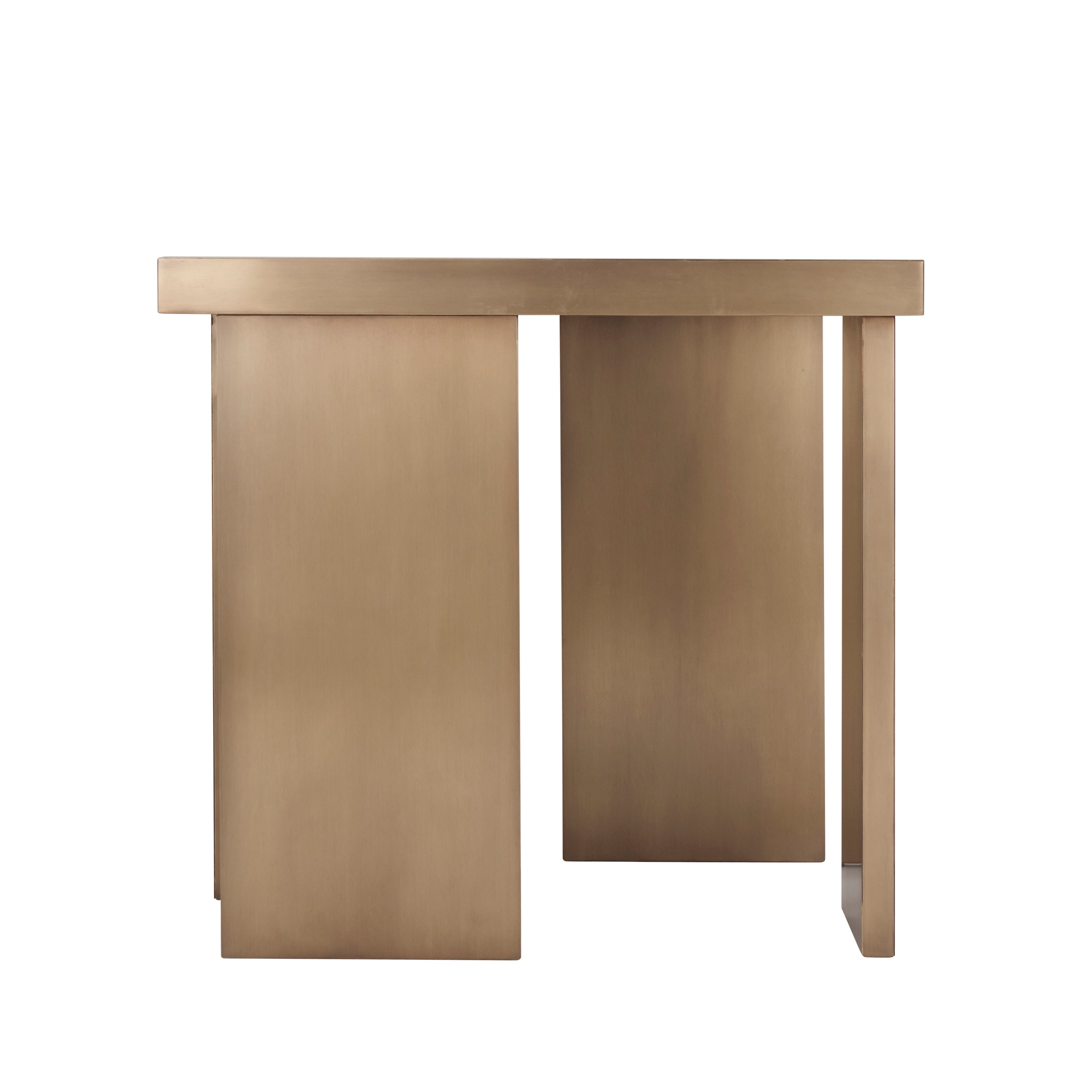 Theodore Alexander Slater Side Table — VCF1174.2K - Interior Brown