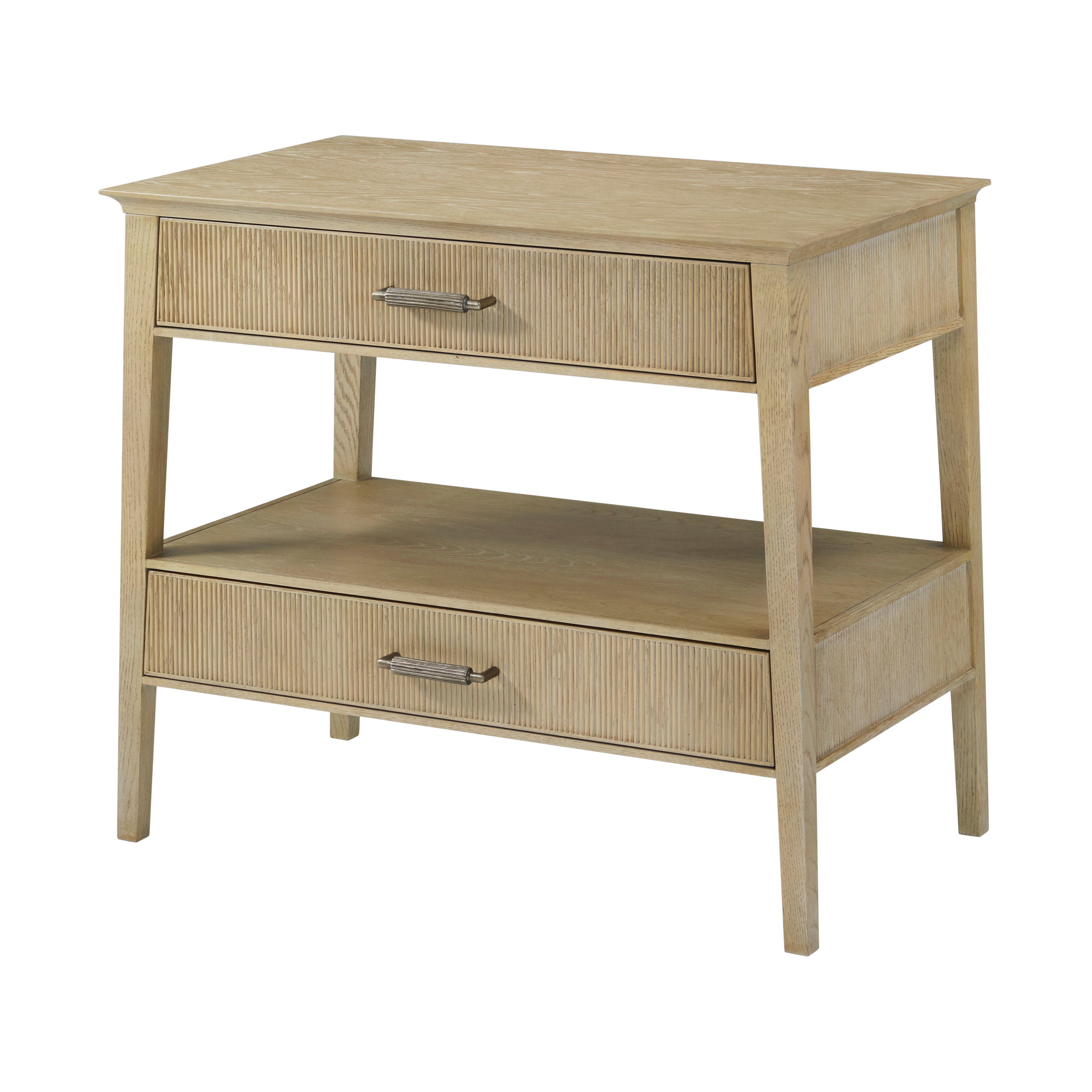 Theodore Alexander Balboa Nightstand — Finish: Coastal Grey