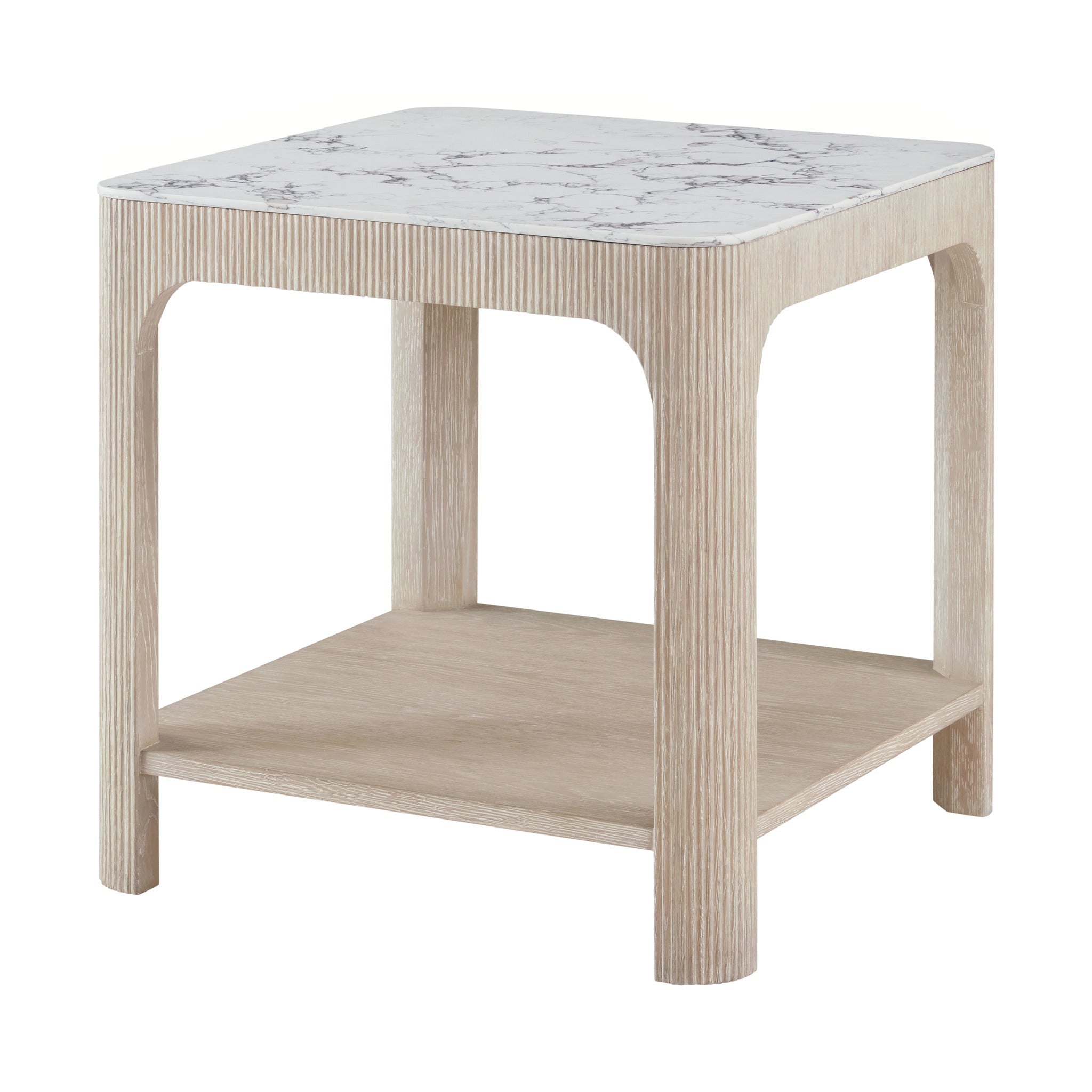 Theodore Alexander | Horizon Square Quartz Side Table - SPE-Day\ PCF1246 - SPE Grey | TA50376.C397