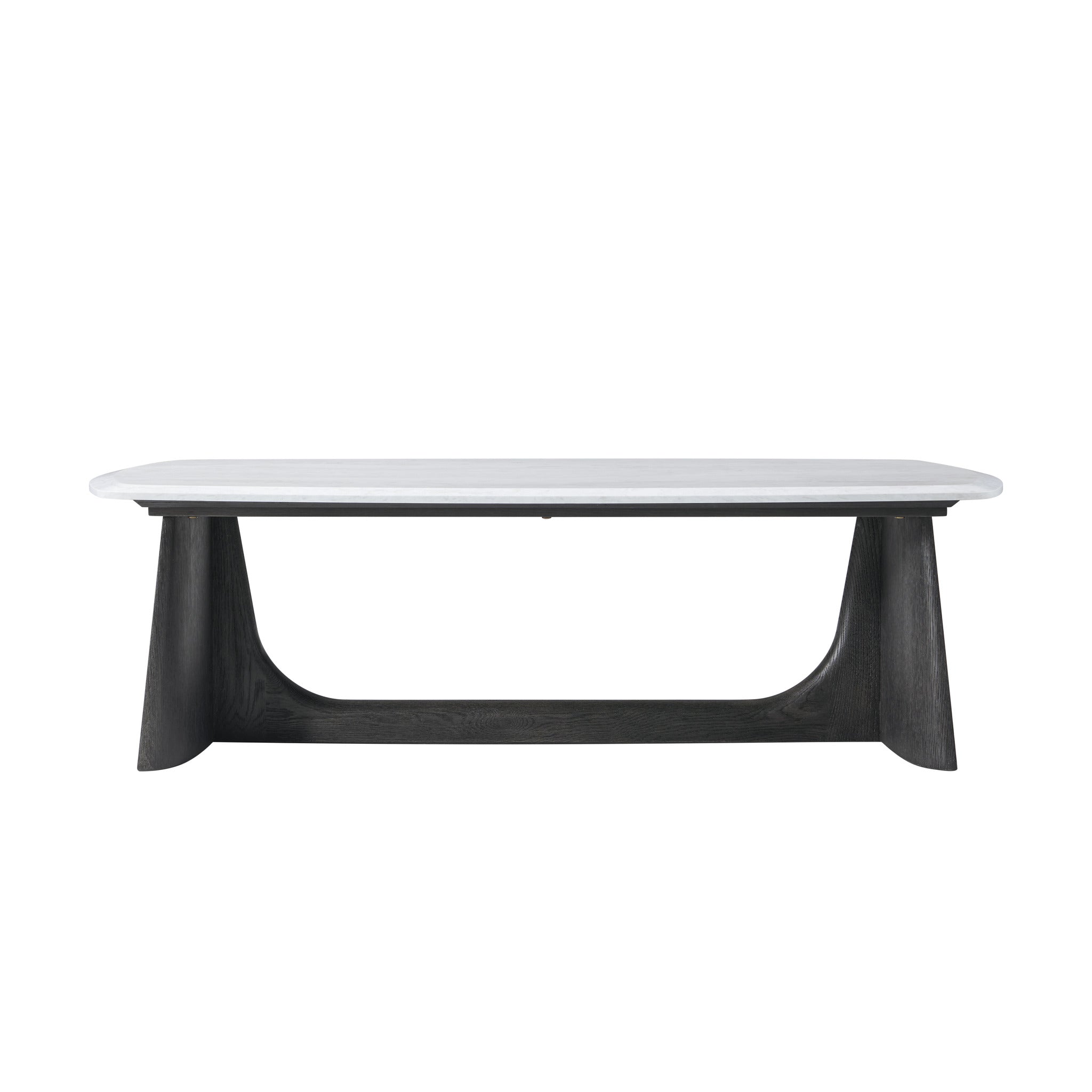 Theodore Alexander | Repose Wooden Coffee Table Quartz Top - Charcoal Oak Finish | TA51110.C325