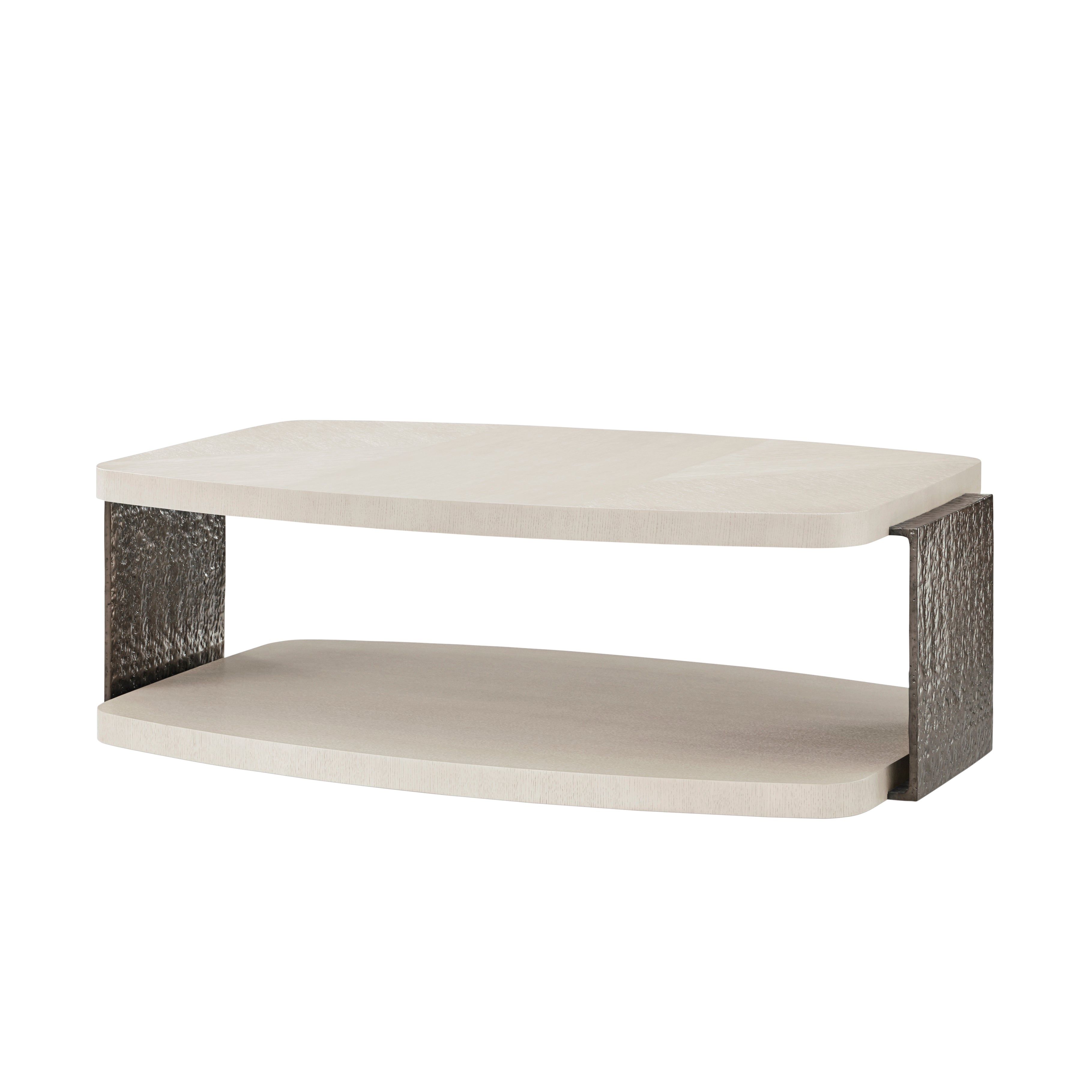 Theodore Alexander Essence Cocktail Table — Finish: Opal